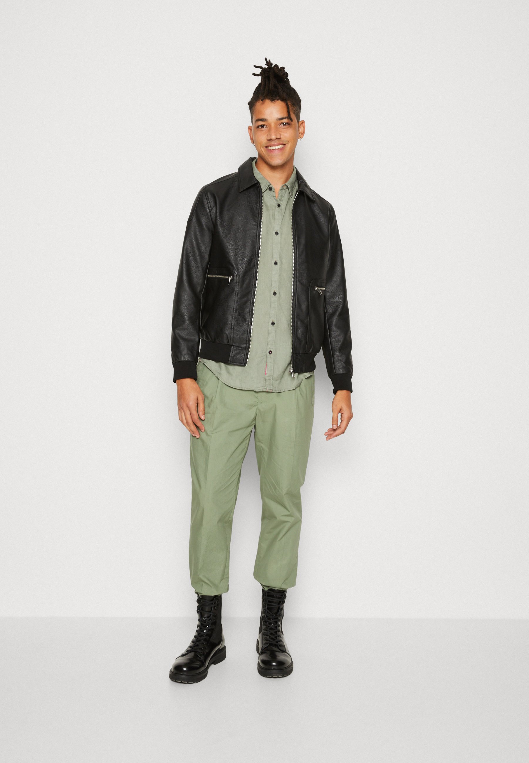 Scotch & Soda REGULAR SLIM BLAKE - Chinos - army/khaki