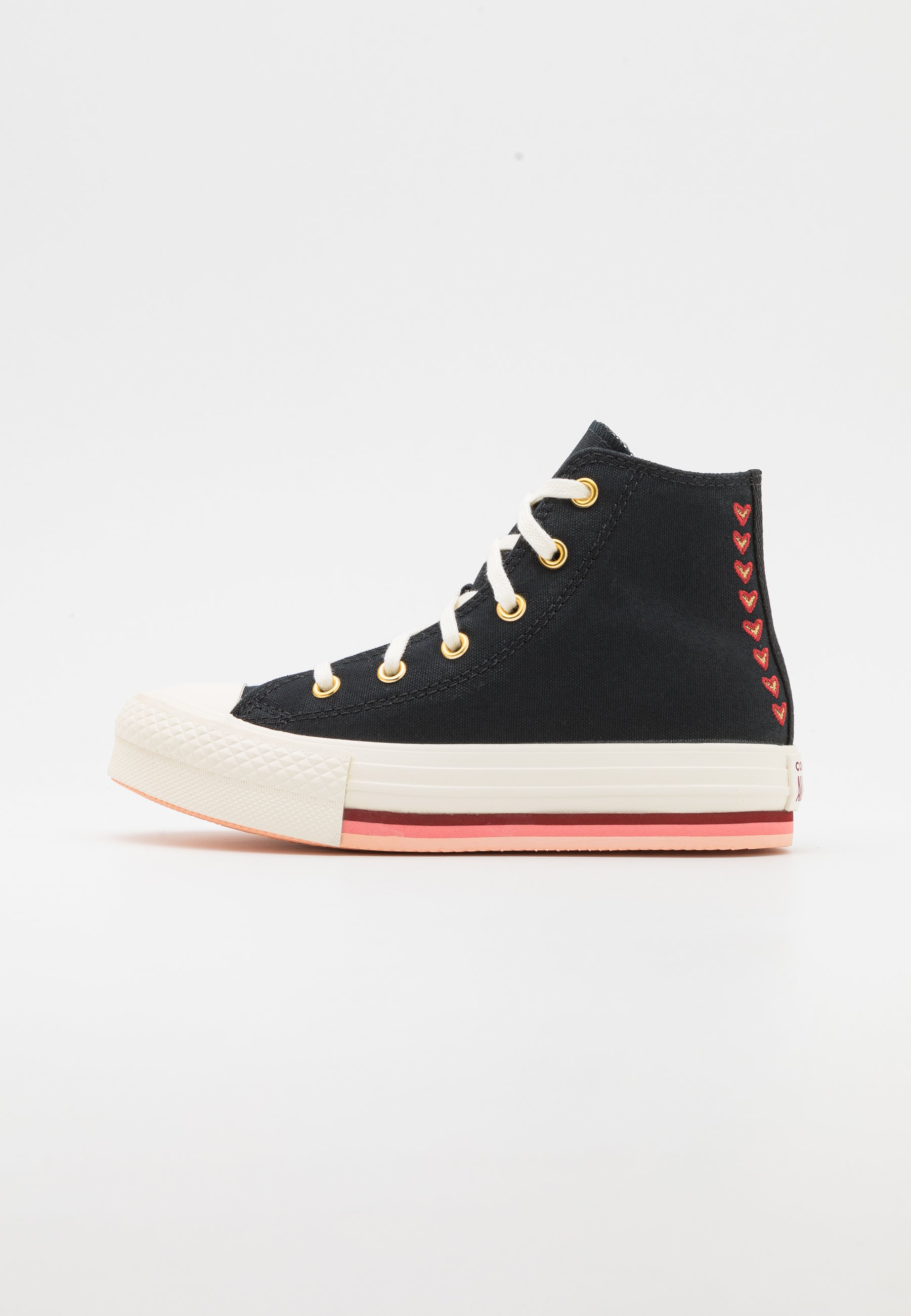 Converse CHUCK TAYLOR ALL STAR EVA LIFT UNISEX - Trainers - black/mom's potato salad/black