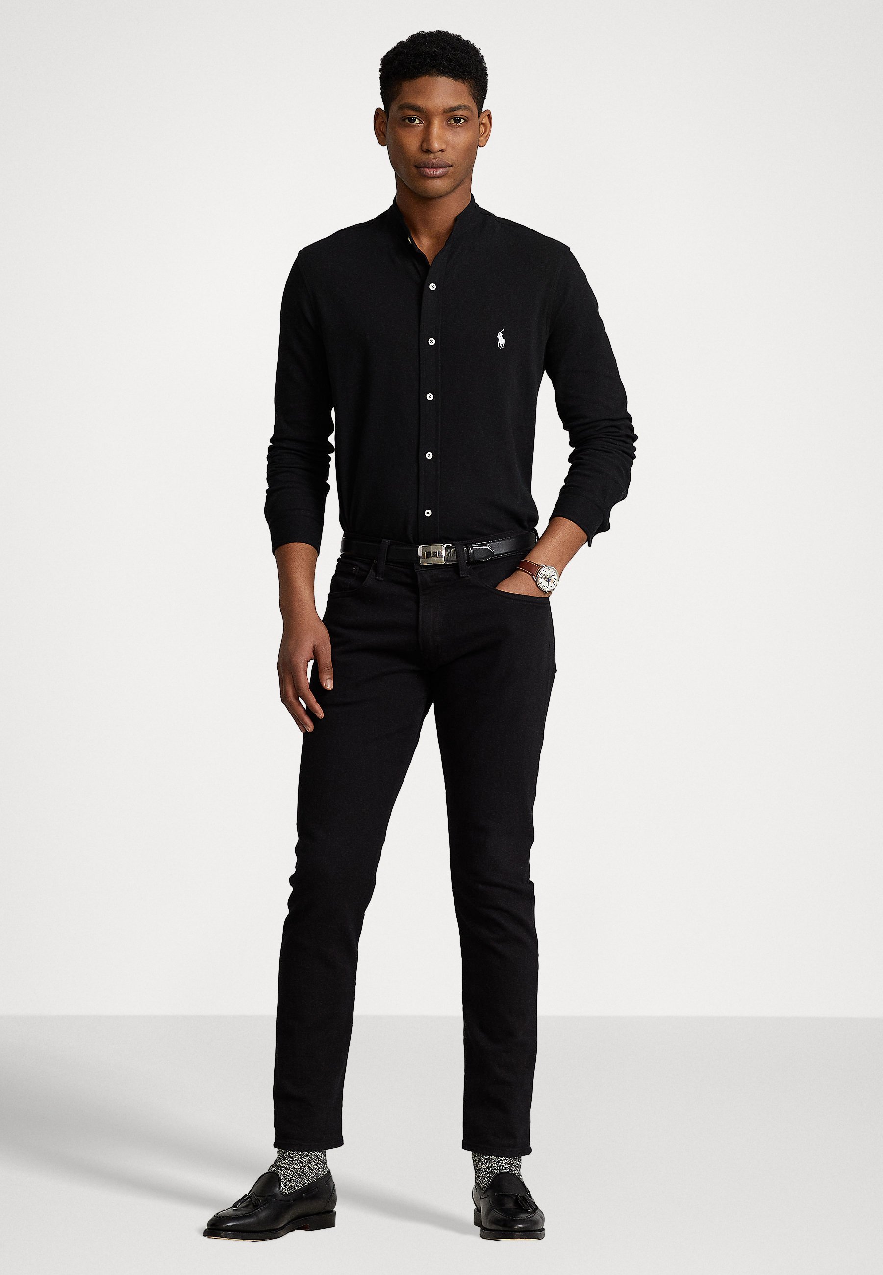 Polo Ralph Lauren LONG SLEEVE - Shirt - black