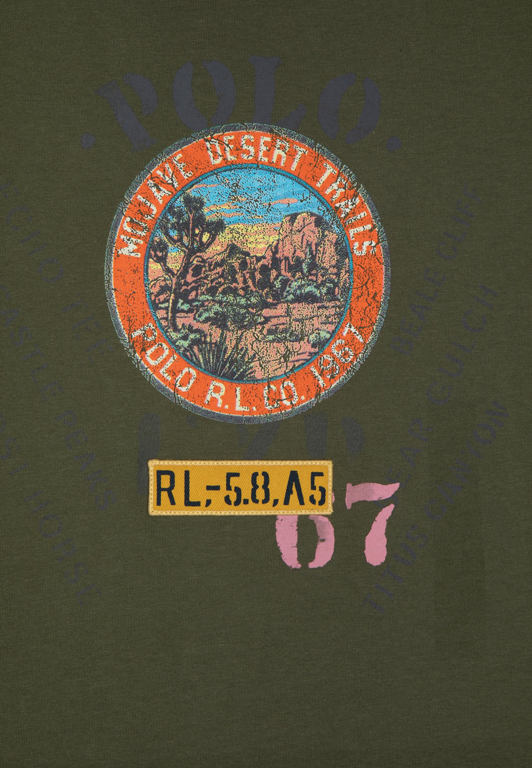 Polo Ralph Lauren TEE - Print T-shirt - dark sage/dark green