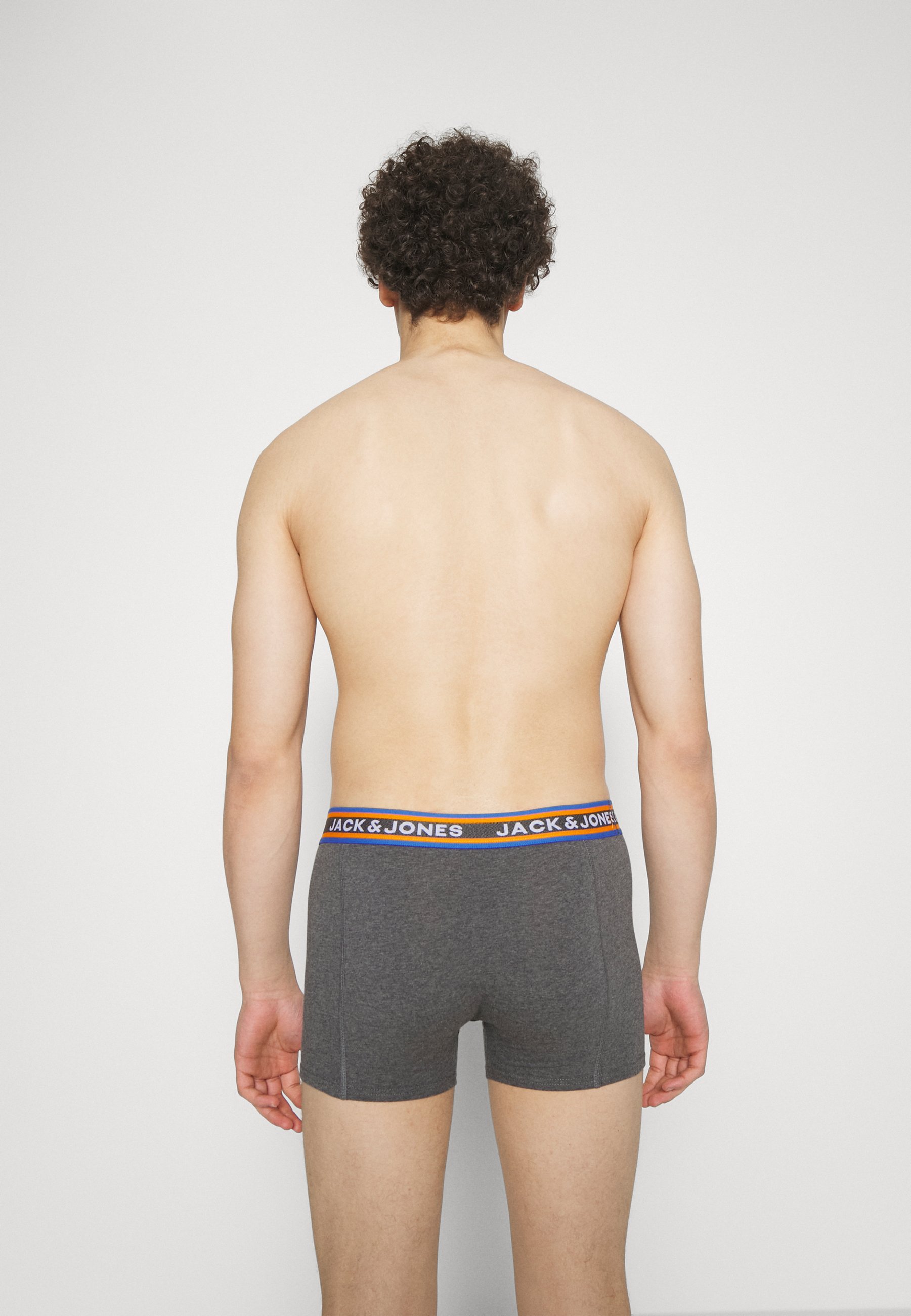 Jack &Jones JACMYLE TRUNKS 3 PACK - Pants - orange/grey/black/orange