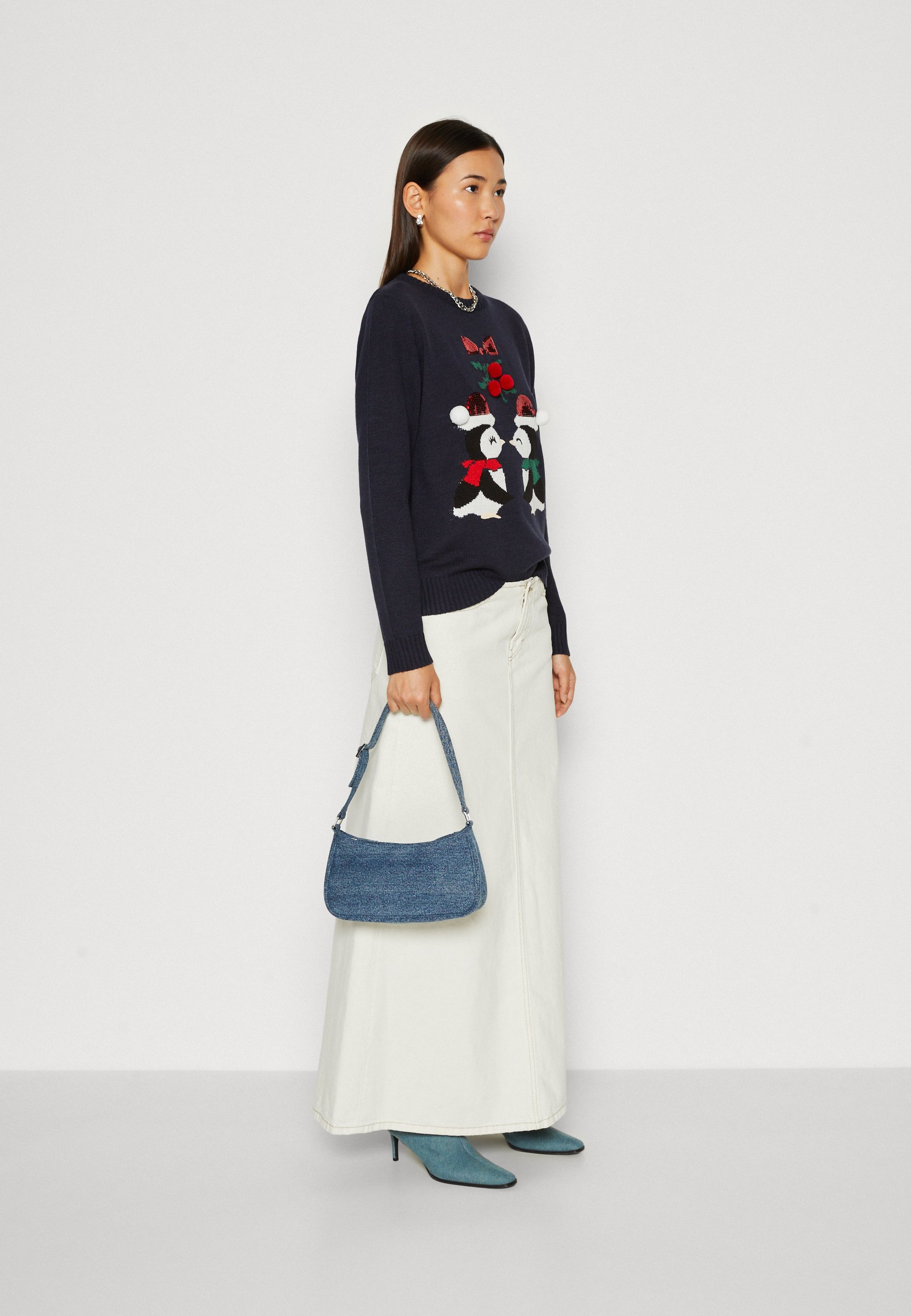 ONLY ONLXMAS KISS ONECK - Jumper - night sky/dark blue