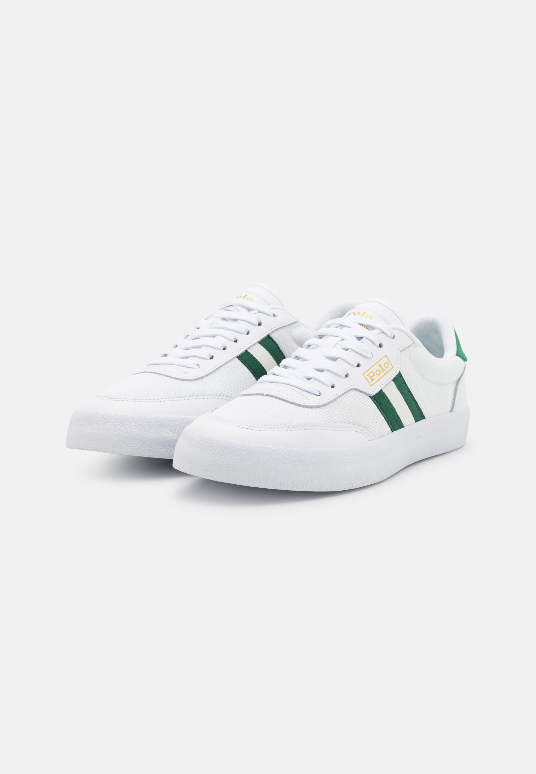 Polo Ralph Lauren COURT UNISEX - Trainers - white/forest/cream/white
