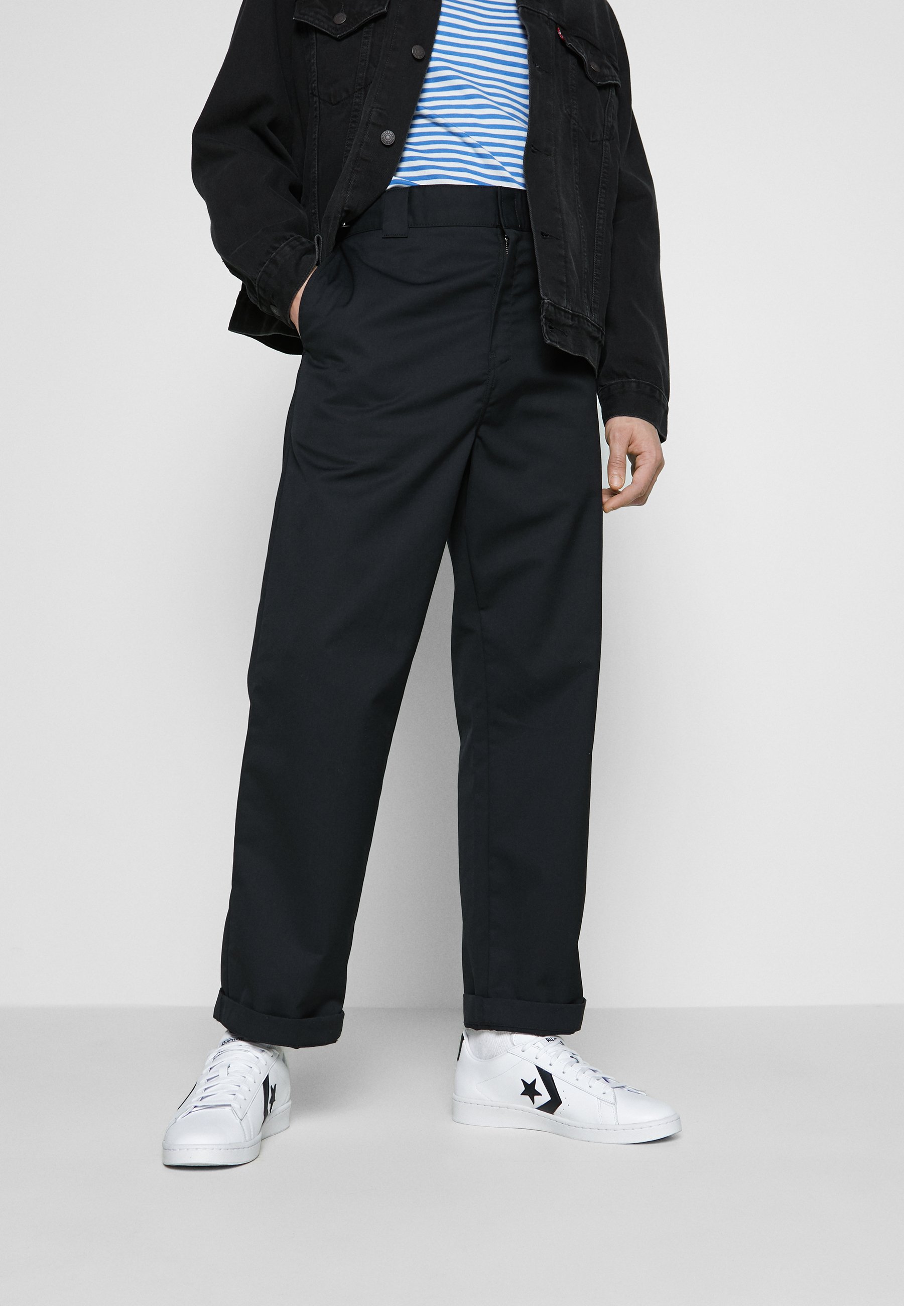 Converse PRO LEATHER - Trainers - white/black/white