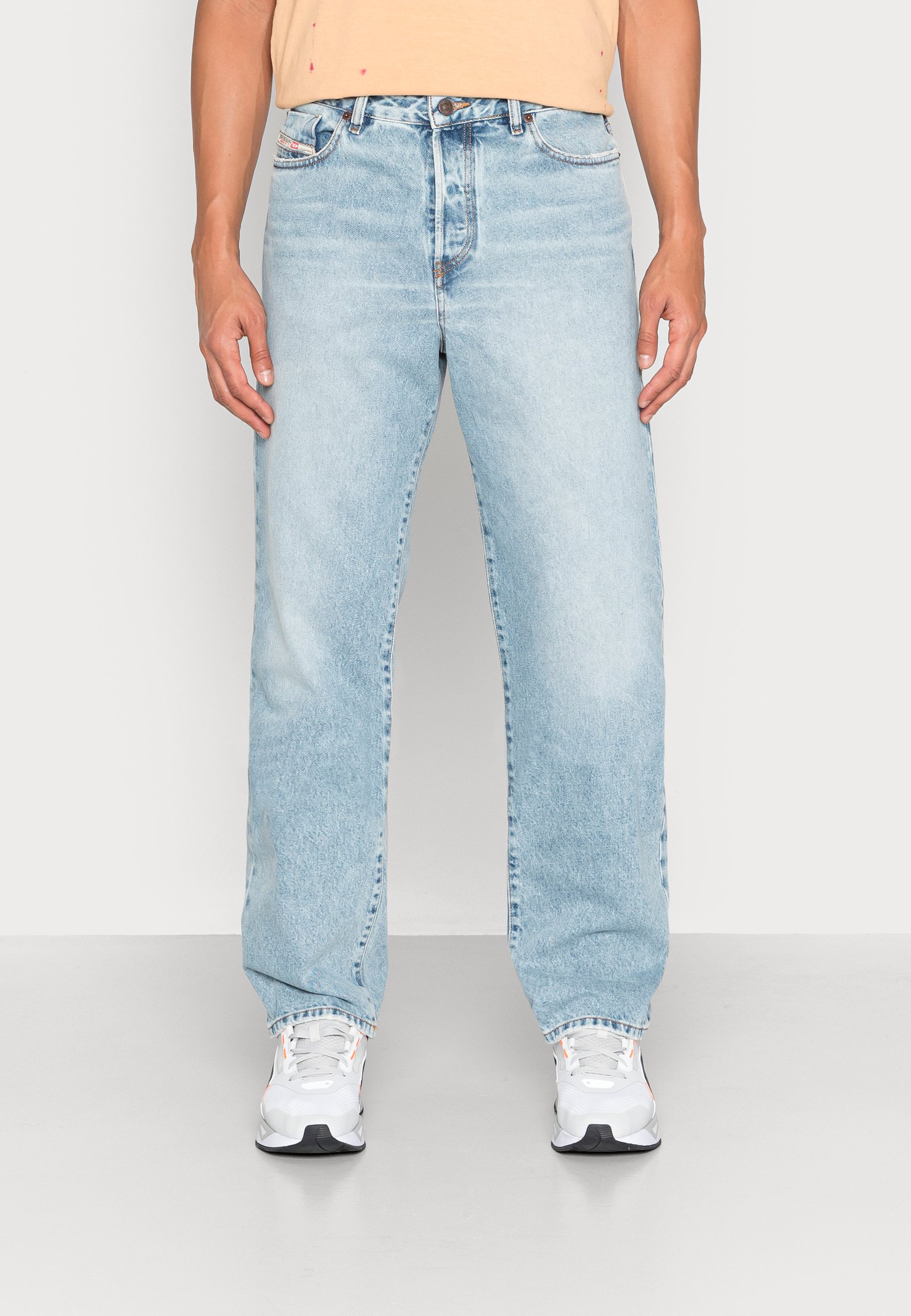 Diesel 1955 High Waist - Straight leg jeans - 09d80 01/blue denim