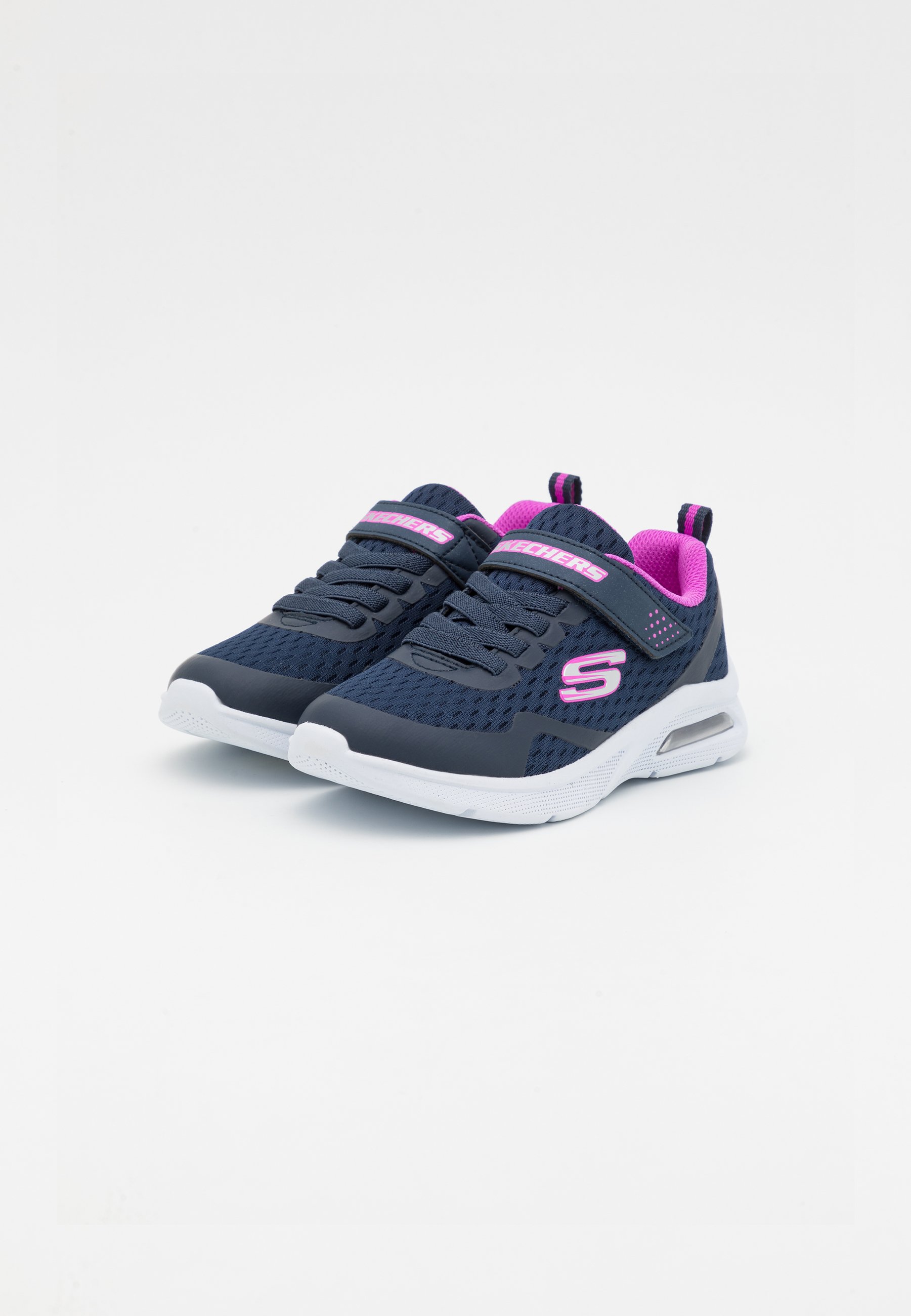 Skechers MICROSPEC MAX - Trainers - navy/pink/dark blue