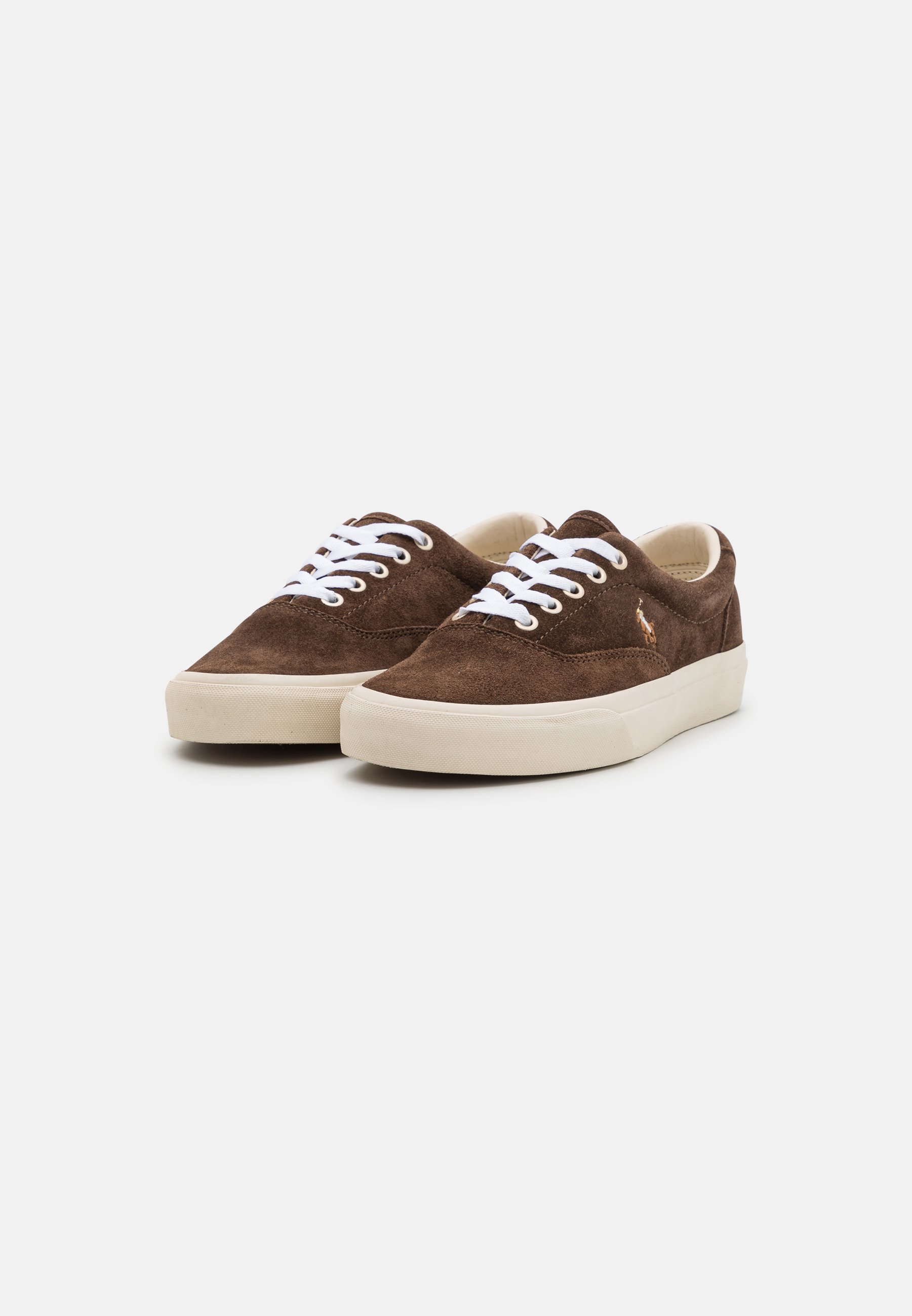 Polo Ralph Lauren KEATON PONY LACE UNISEX - Trainers - chocolate brown/brown