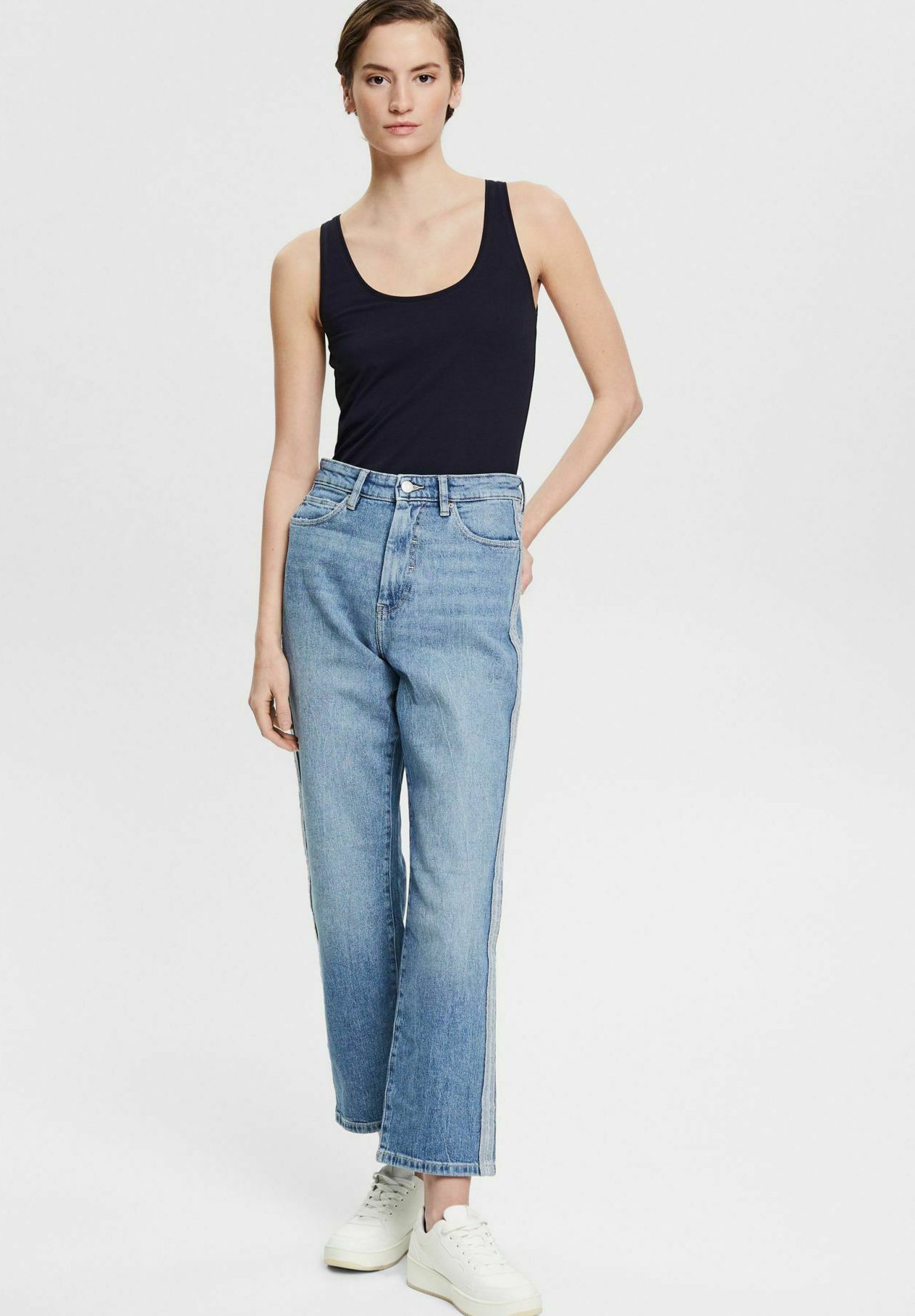 Esprit Straight leg jeans - blue light washed/light blue