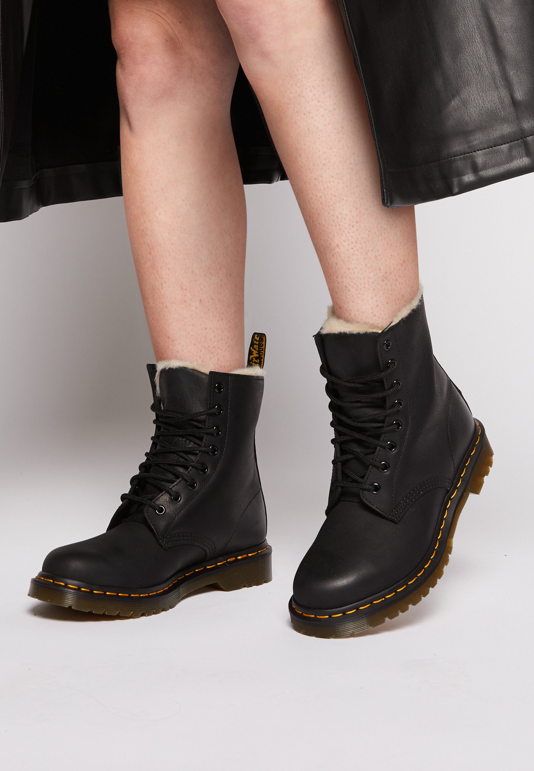 Dr. Martens 1460 SERENA - Lace-up ankle boots - black
