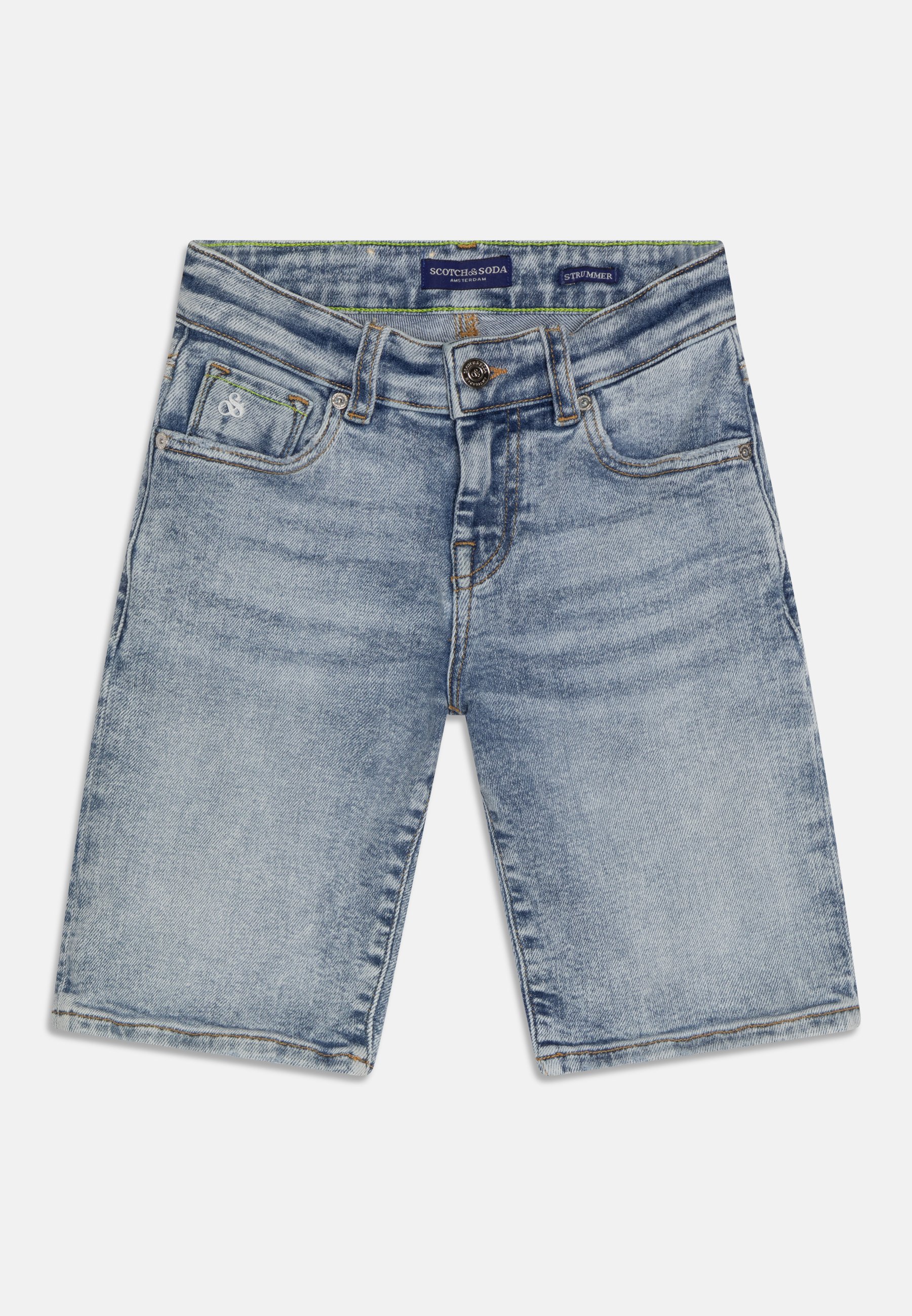 Scotch & Soda STRUMMER SLIM FIT - Denim shorts - daylight/blue denim