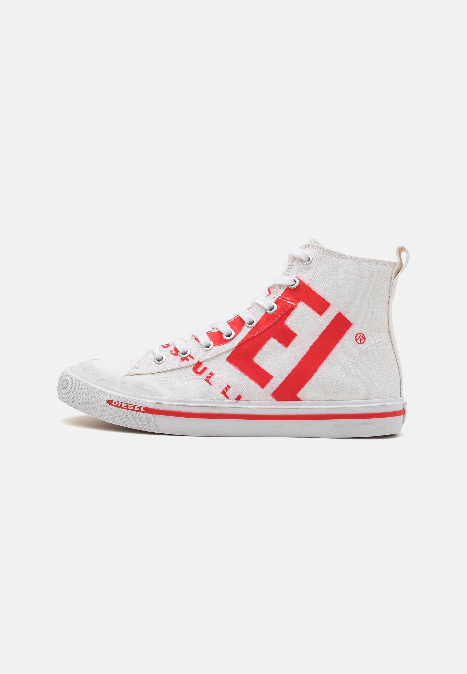 Diesel S-ATHOS MID X - High-top trainers - white