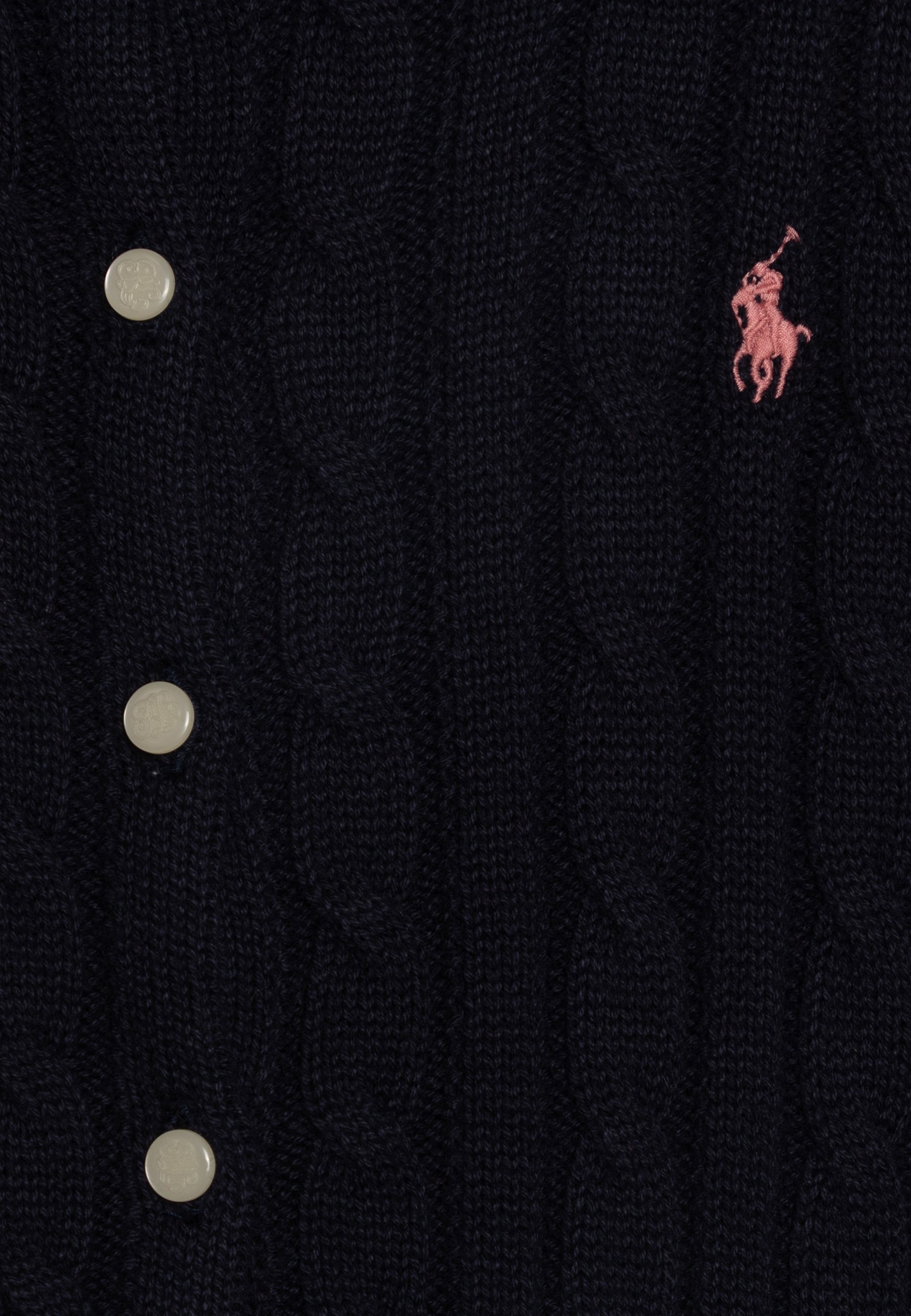 Polo Ralph Lauren PEPLUM - Cardigan - navy/classic wine/royal blue