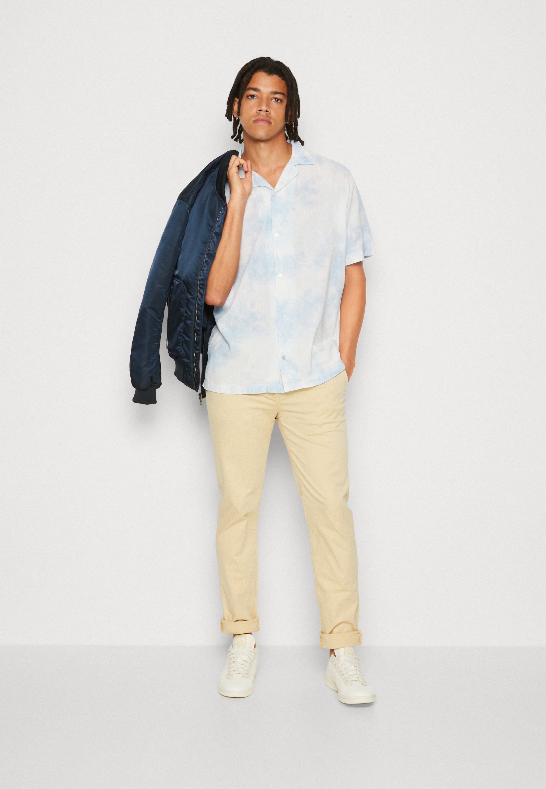 Scotch & Soda SUPER SLIM MOTT - Chinos - sand