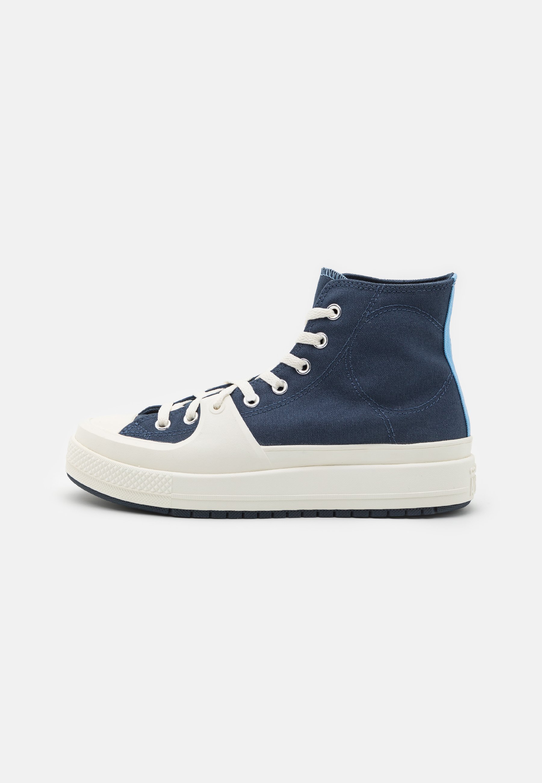 Converse CHUCK TAYLOR ALL STAR CONSTRUCT UNISEX - High-top trainers - navy/lite blue/dark blue