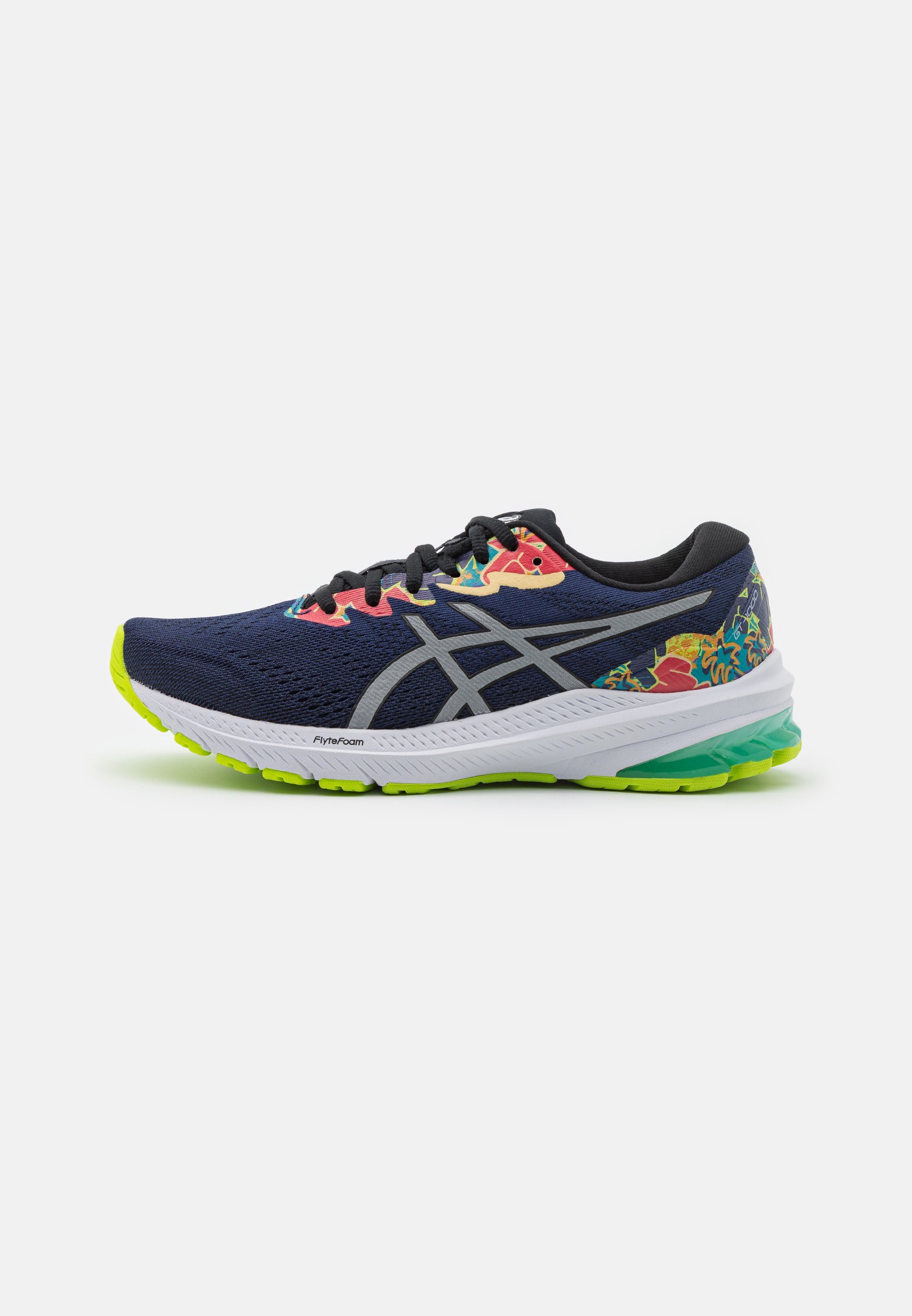 ASICS GT 1000 11 LITE SHOW - Stabilty running shoes - lime zest/dark blue