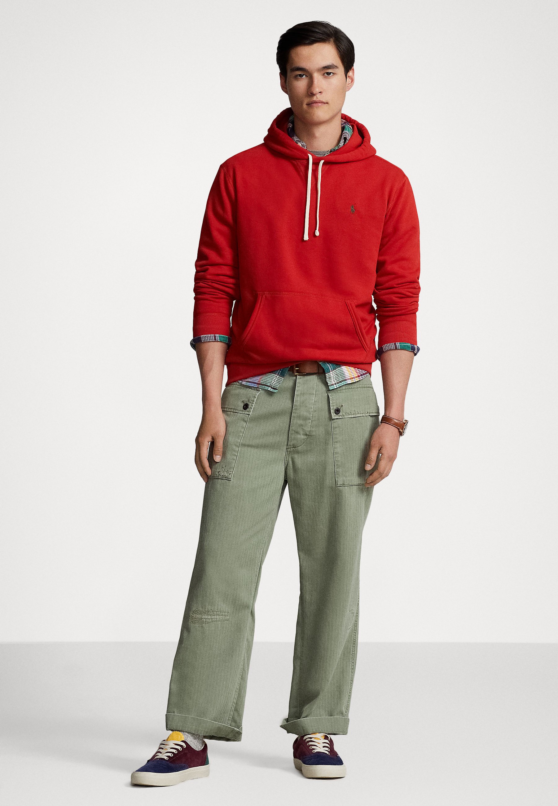 Polo Ralph Lauren LONG SLEEVE - Sweatshirt - sportsman orange/orange
