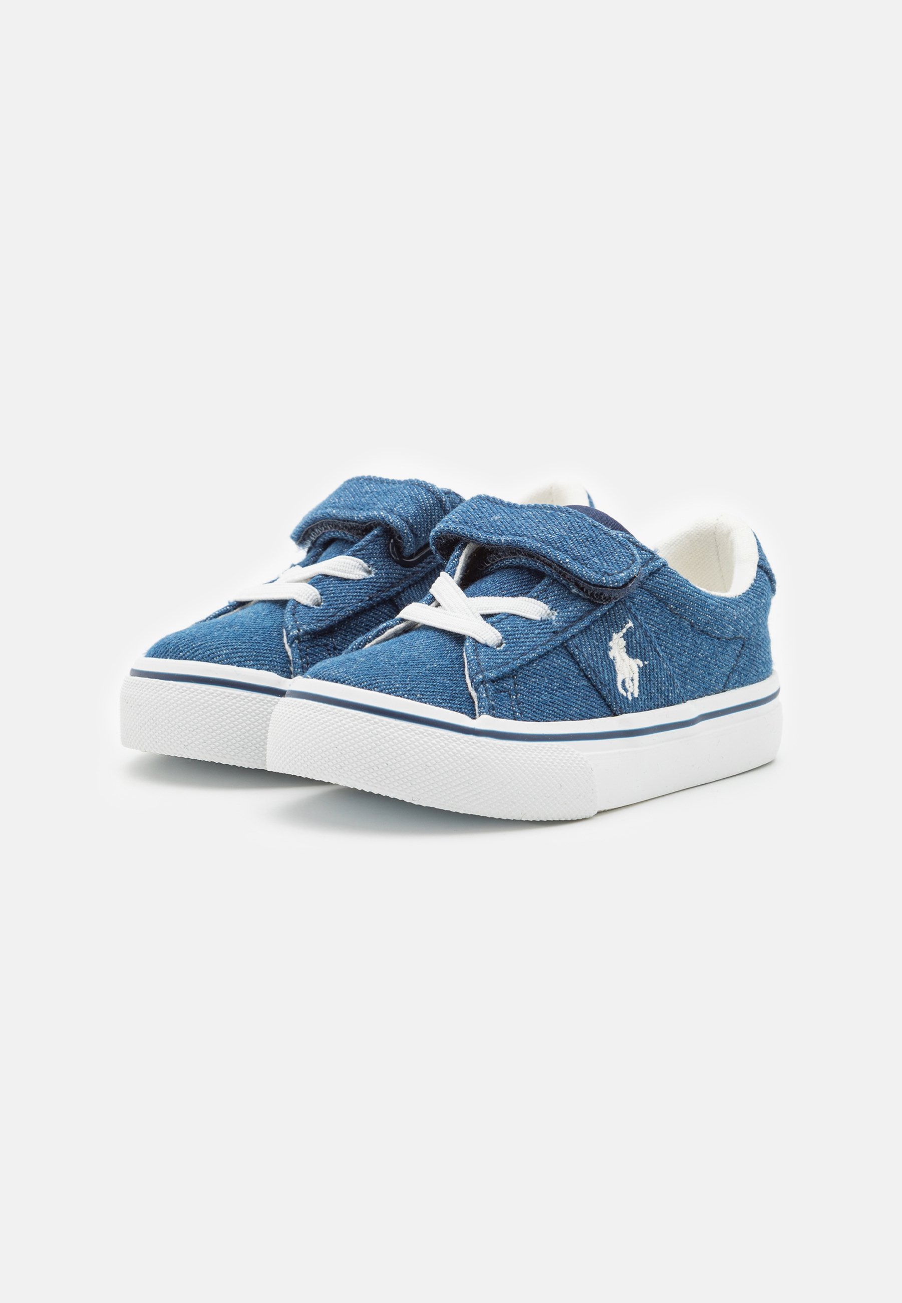 Polo Ralph Lauren SAYER UNISEX - Trainers - blue denim/white/dark blue