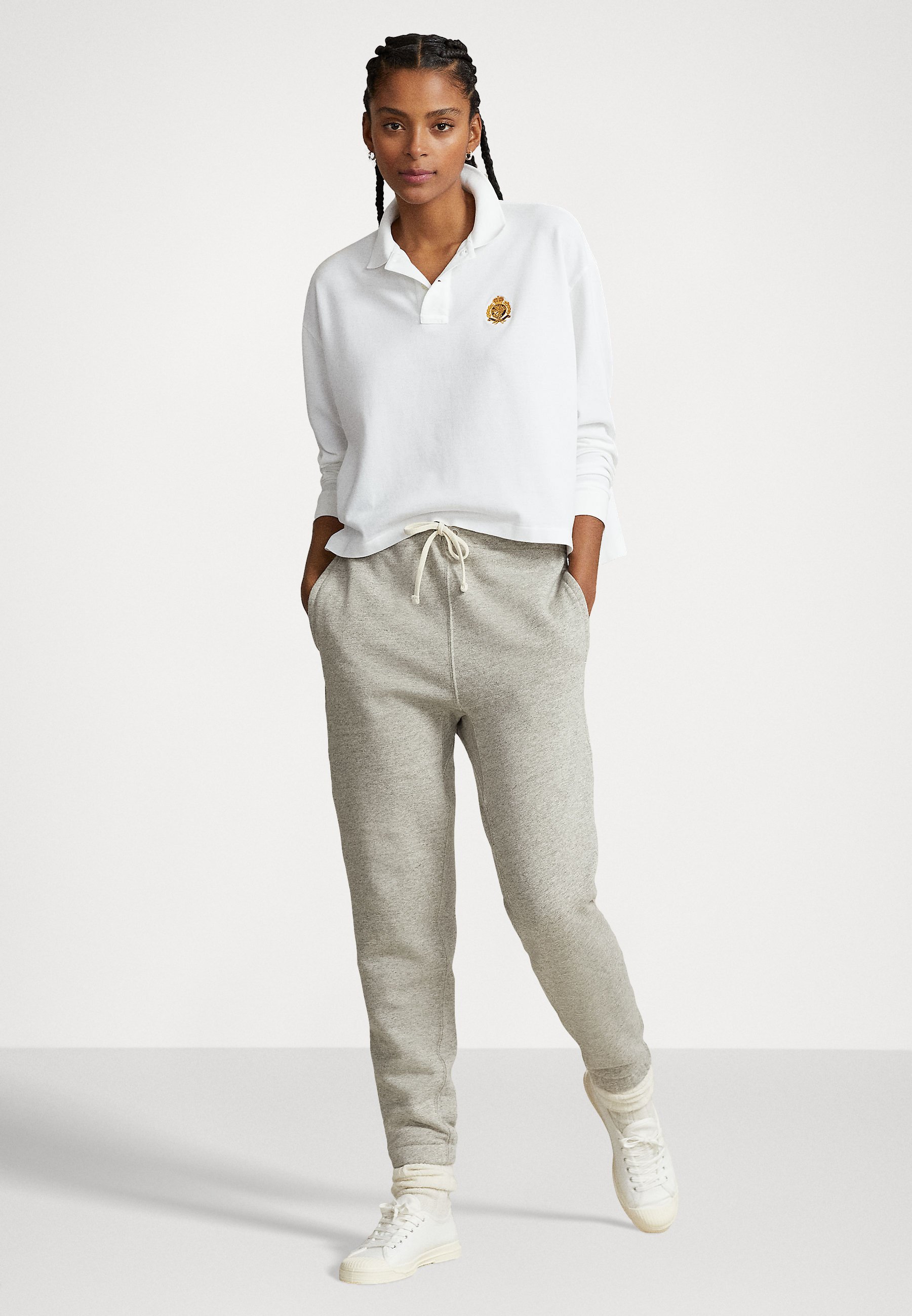 Polo Ralph Lauren LONG SLEEVE - Polo shirt - white