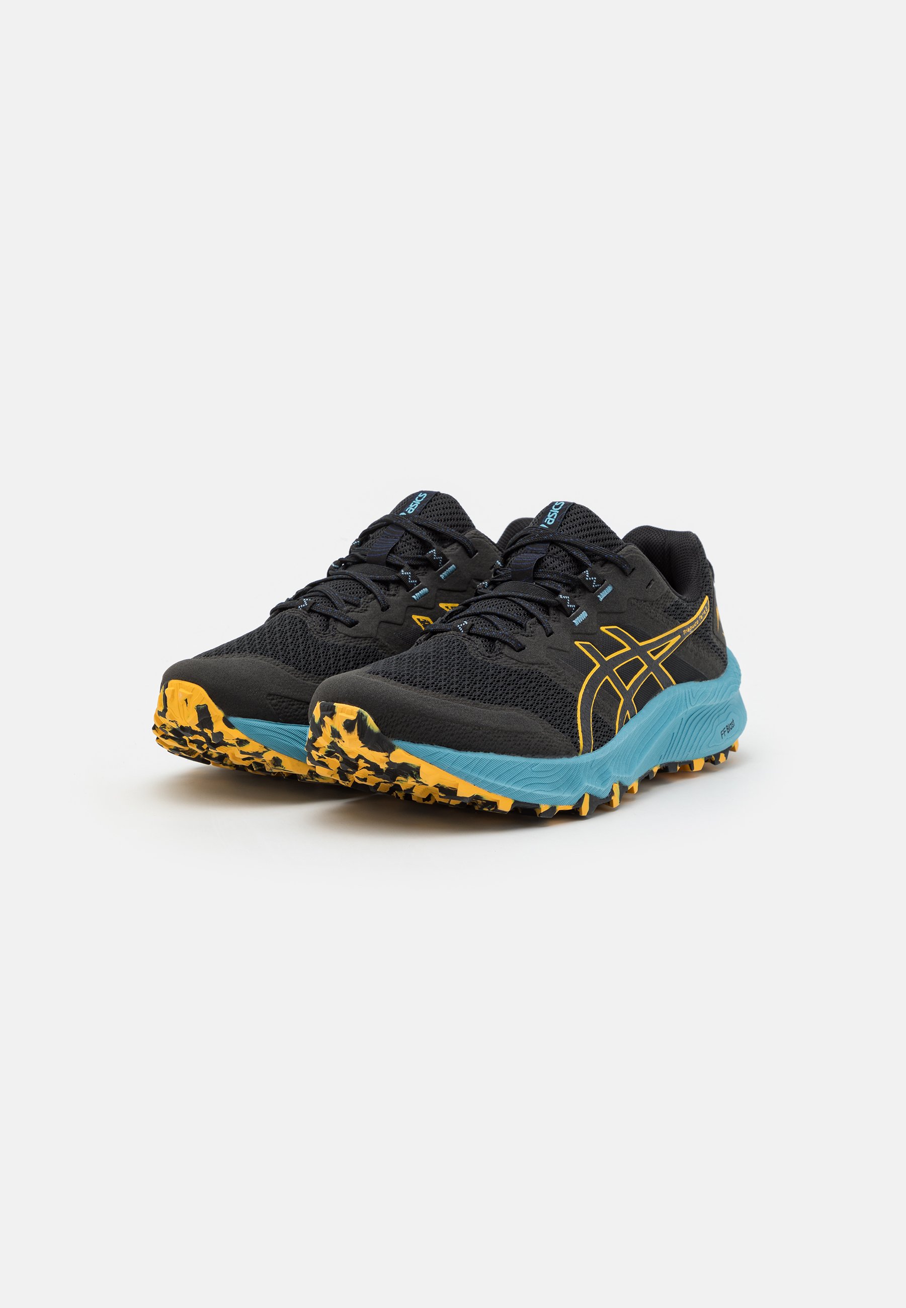 ASICS GEL-TRABUCO TERRA 2 - Trail running shoes - black/honey/black