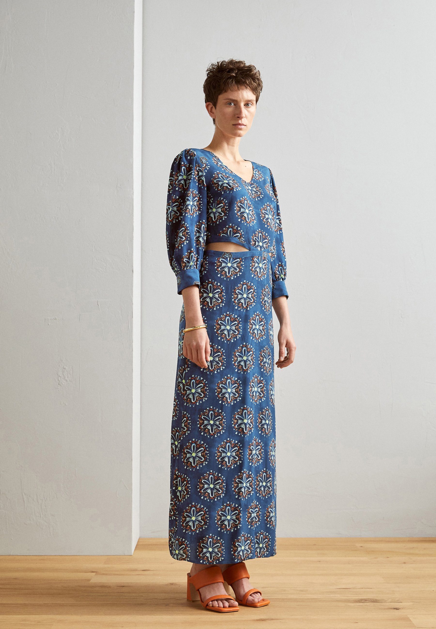Scotch & Soda CUT OUT DRESS - Maxi dress - dark blue