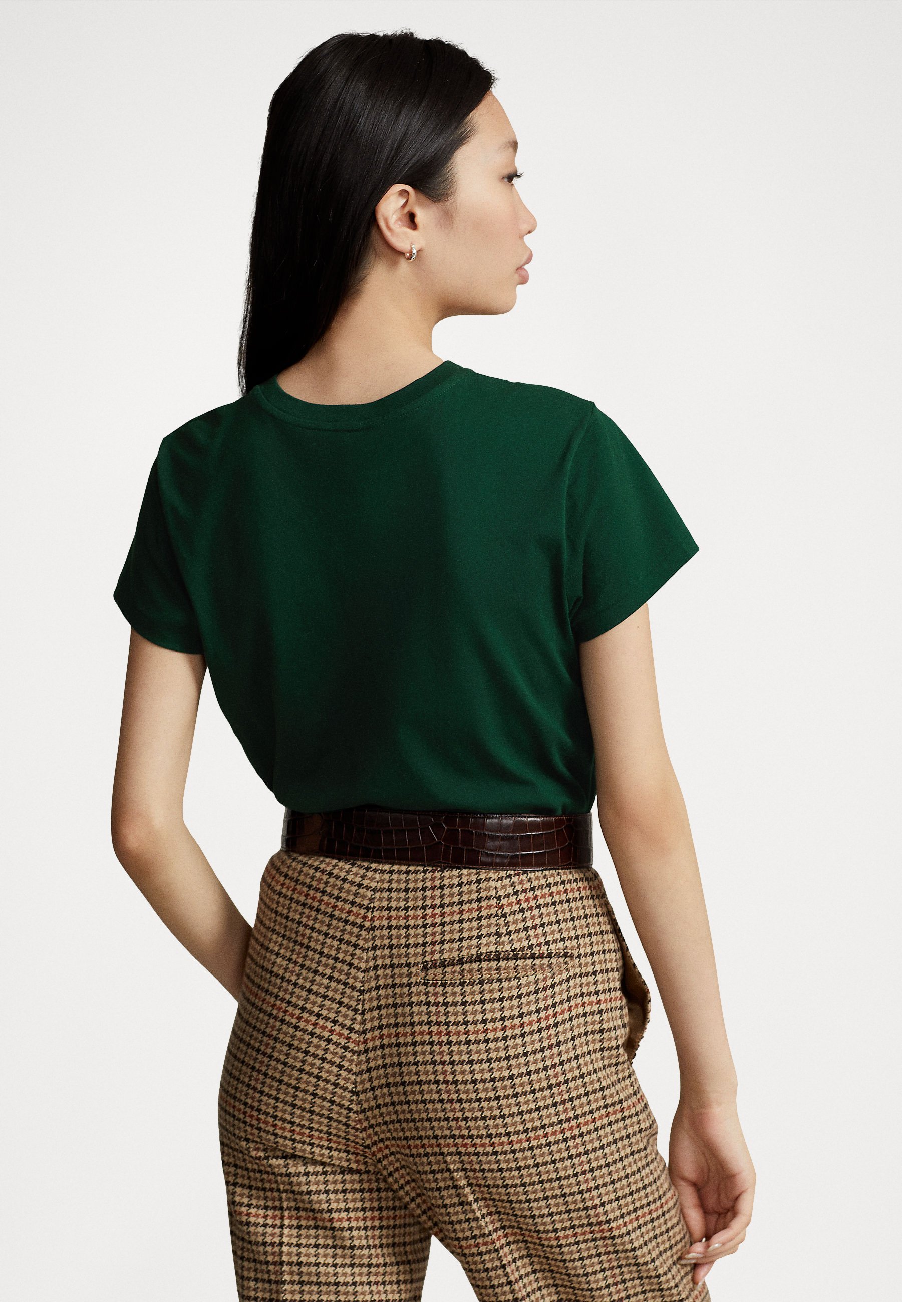 Polo Ralph Lauren SHORT SLEEVE - Basic T-shirt - hunt club green/green