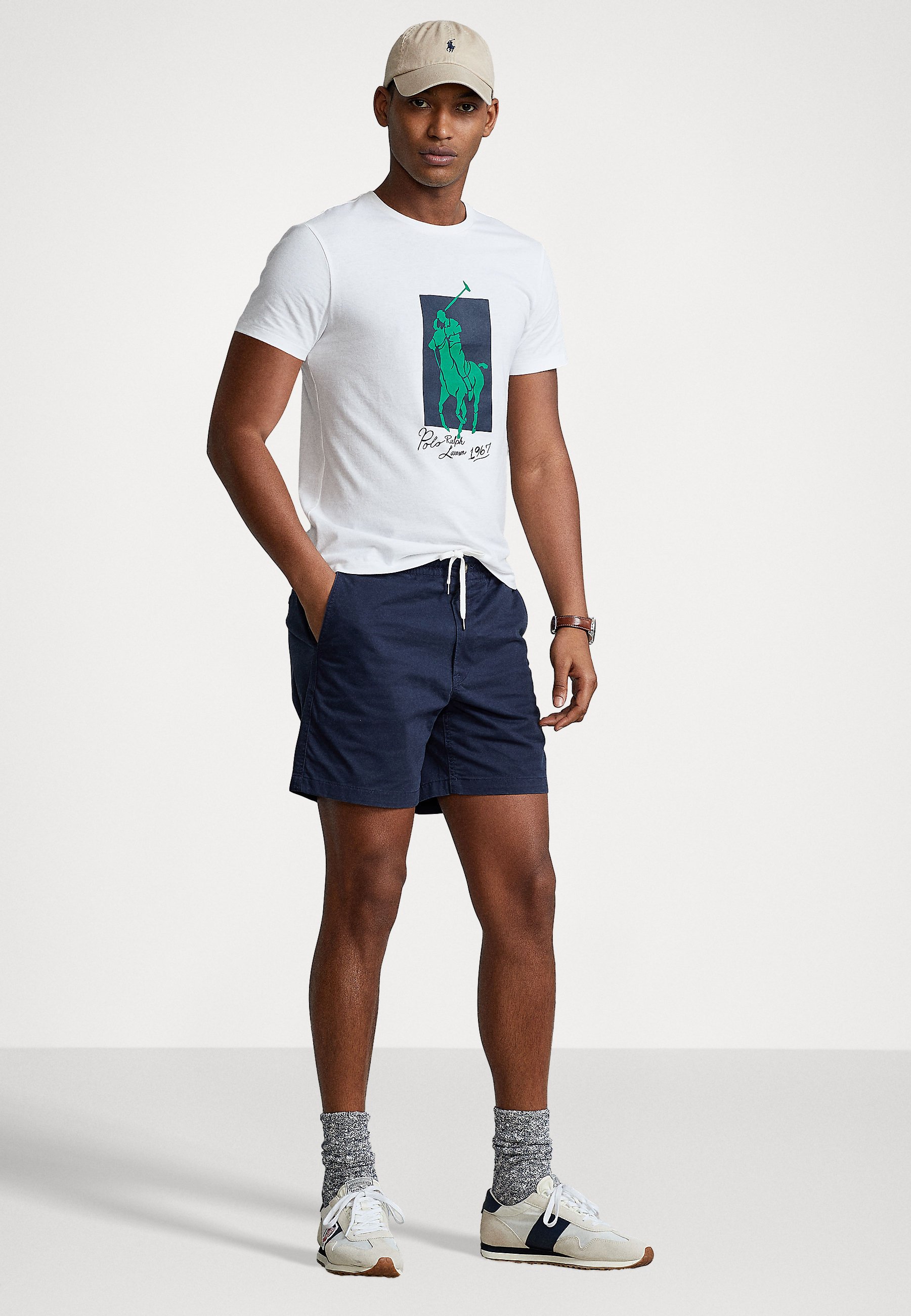 Polo Ralph Lauren PREPSTER STRETCH CHINO SHORT - Shorts - nautical ink/dark blue