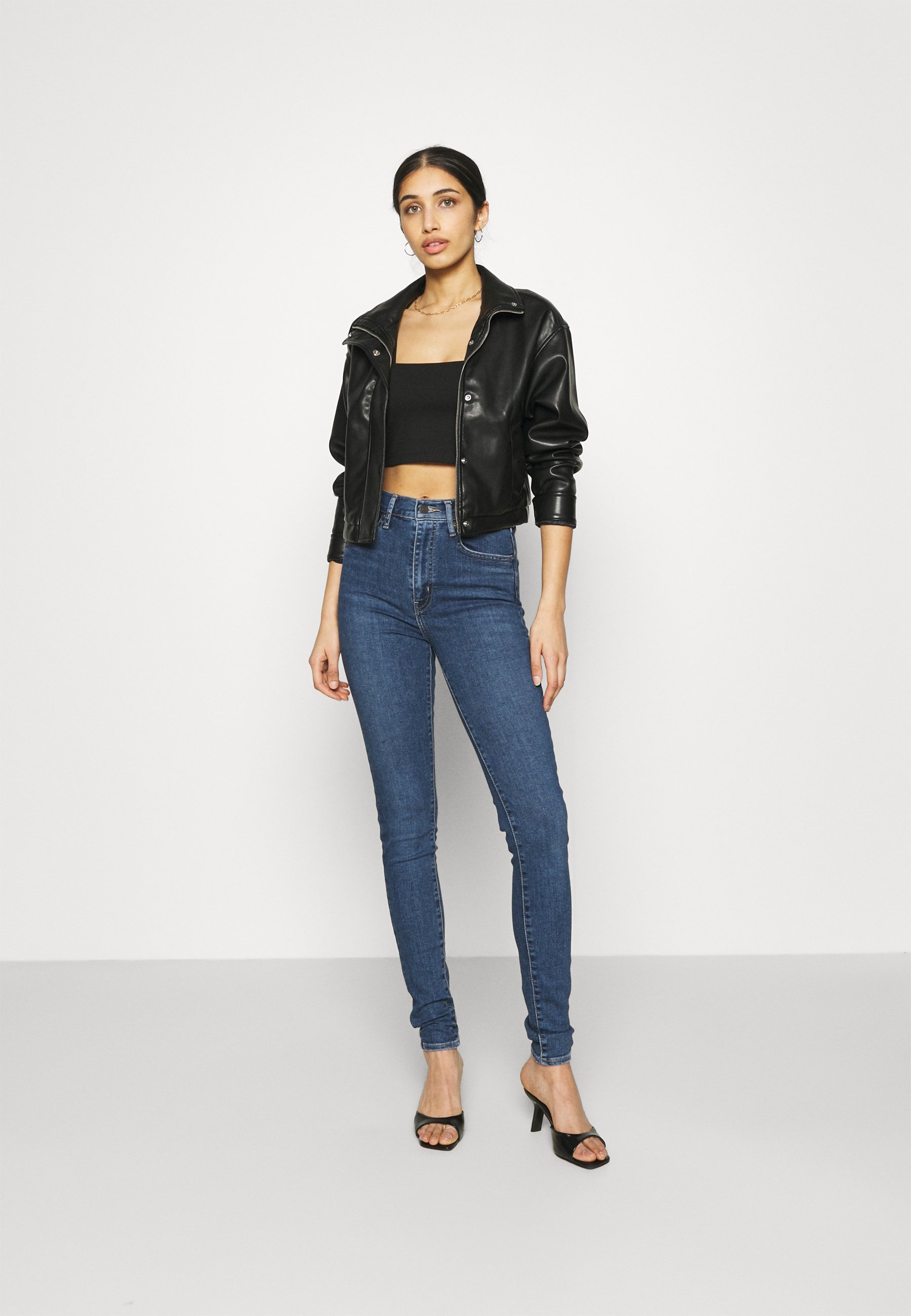 Levi's® MILE HIGH SUPER SKINNY - Jeans Skinny Fit - venice for real/blue denim