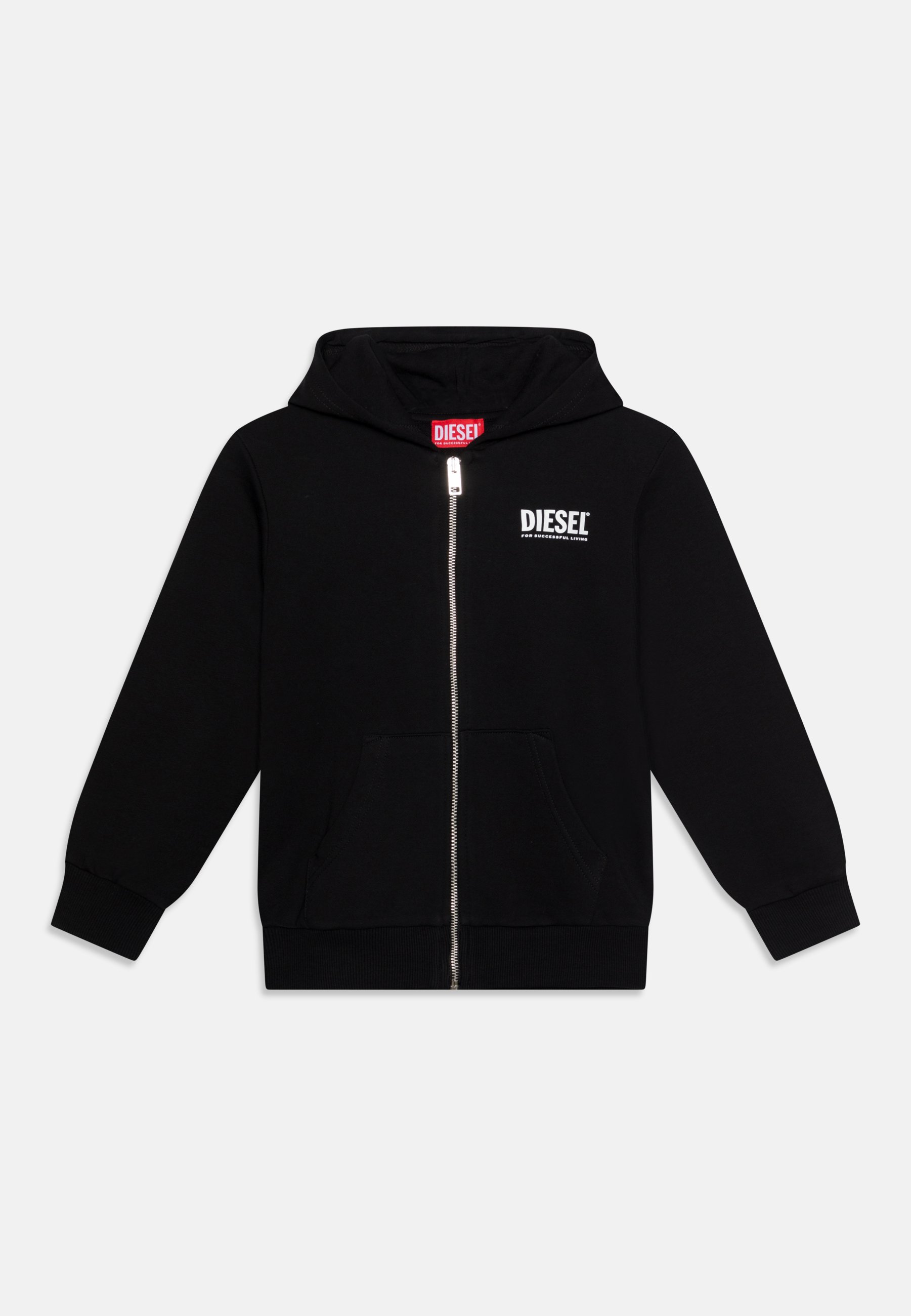 Diesel LSTEPPIU DI OVER UNISEX - Zip-up sweatshirt - nero/black