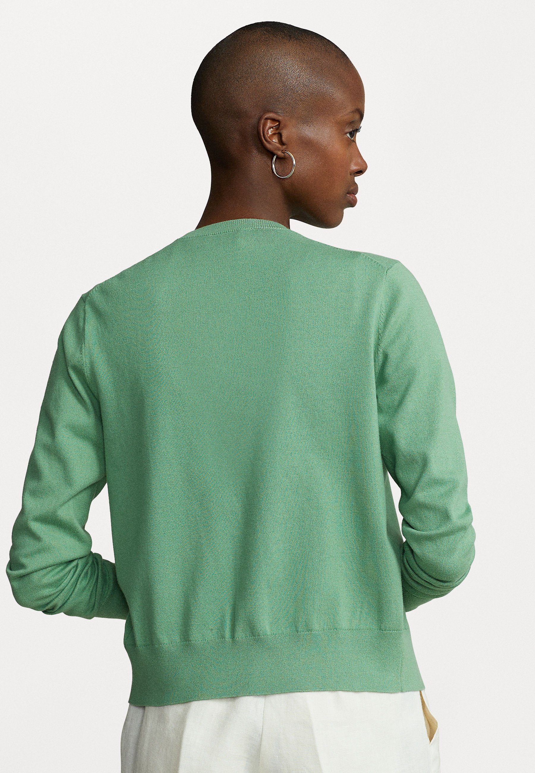 Polo Ralph Lauren CARDIGAN - Cardigan - outback green/light green