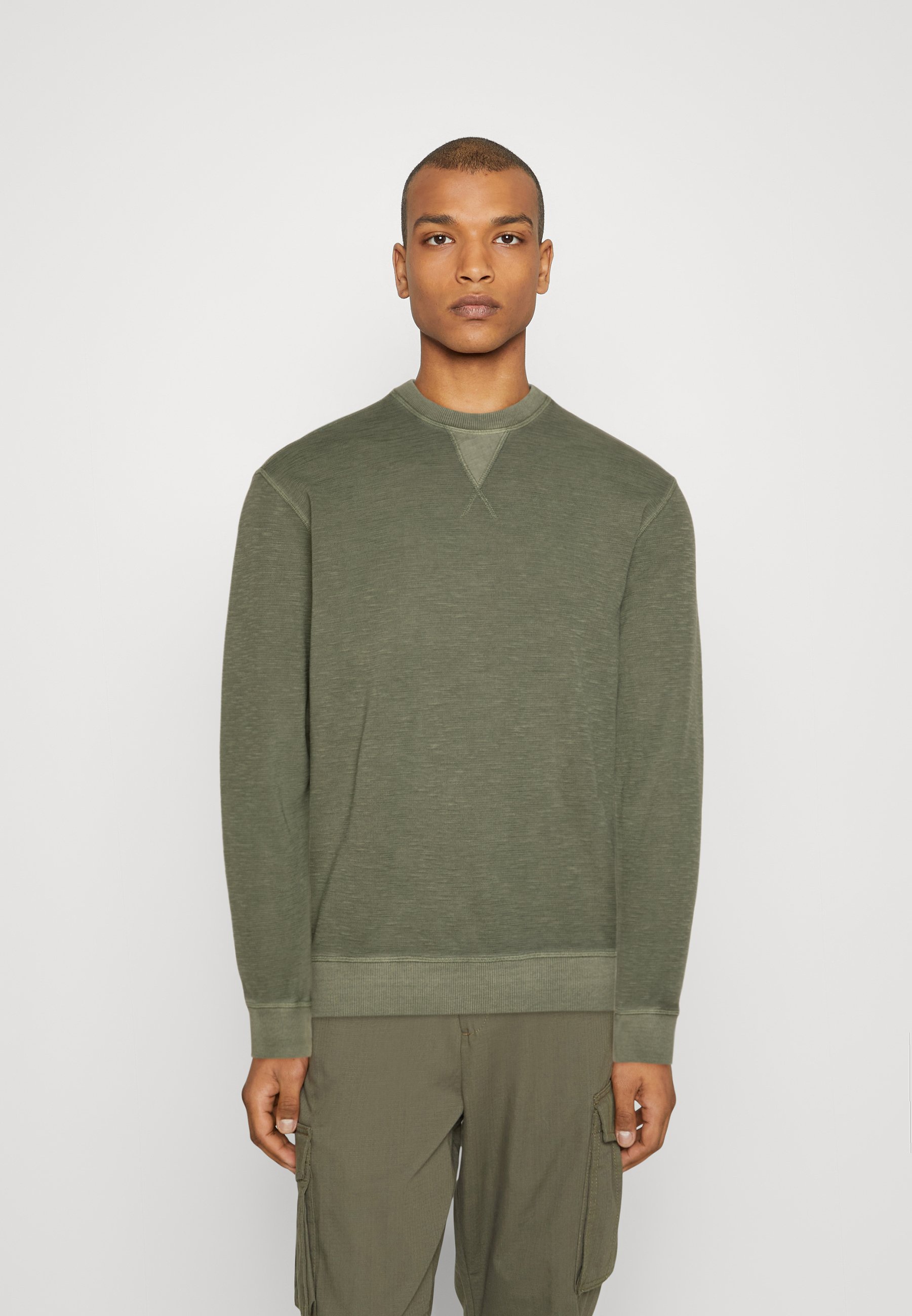 Scotch & Soda REGULAR FIT DYED - Jumper - army/khaki