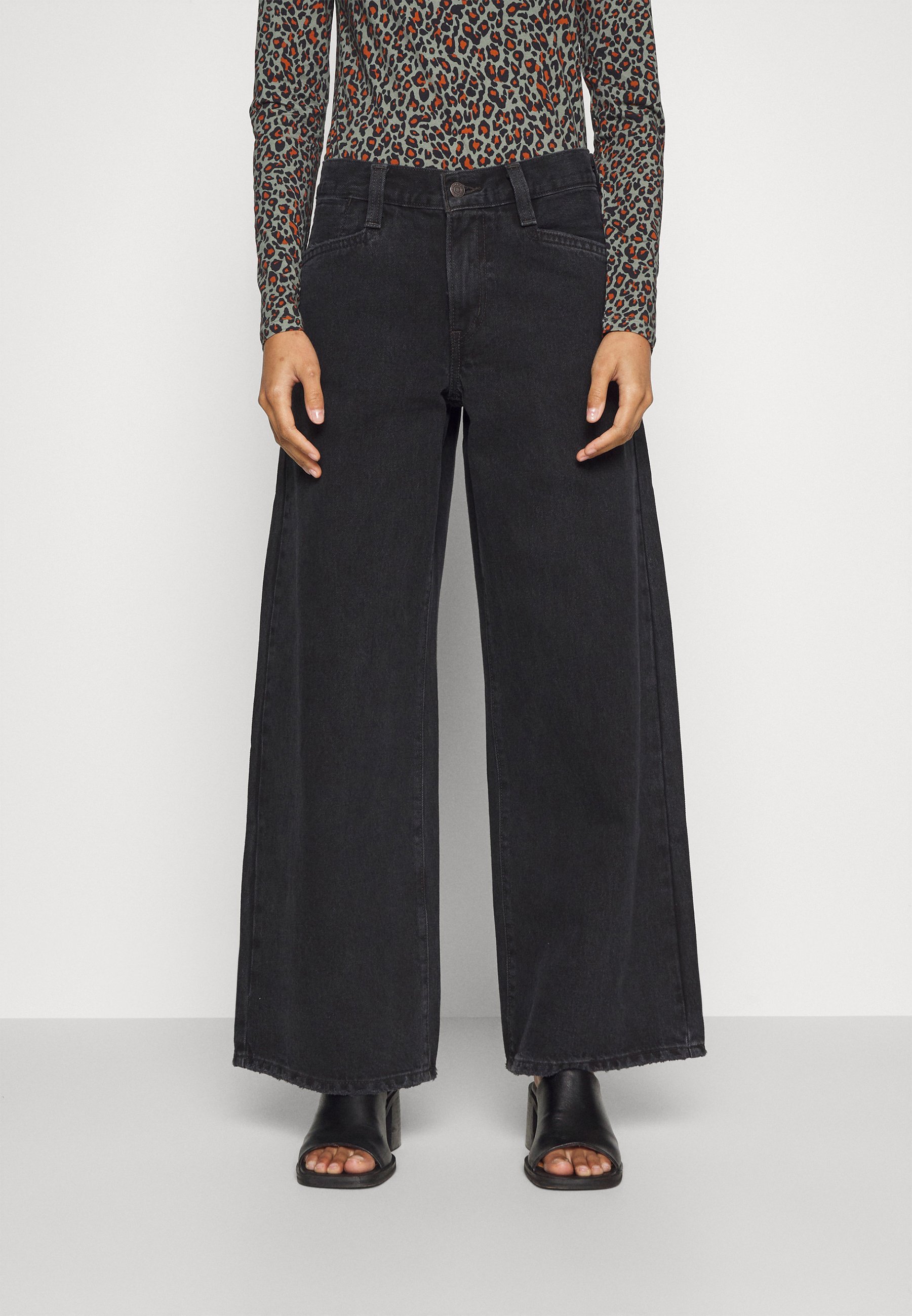 Levi's® '94 BAGGY WIDE LEG - Relaxed fit jeans - over exposure/black denim