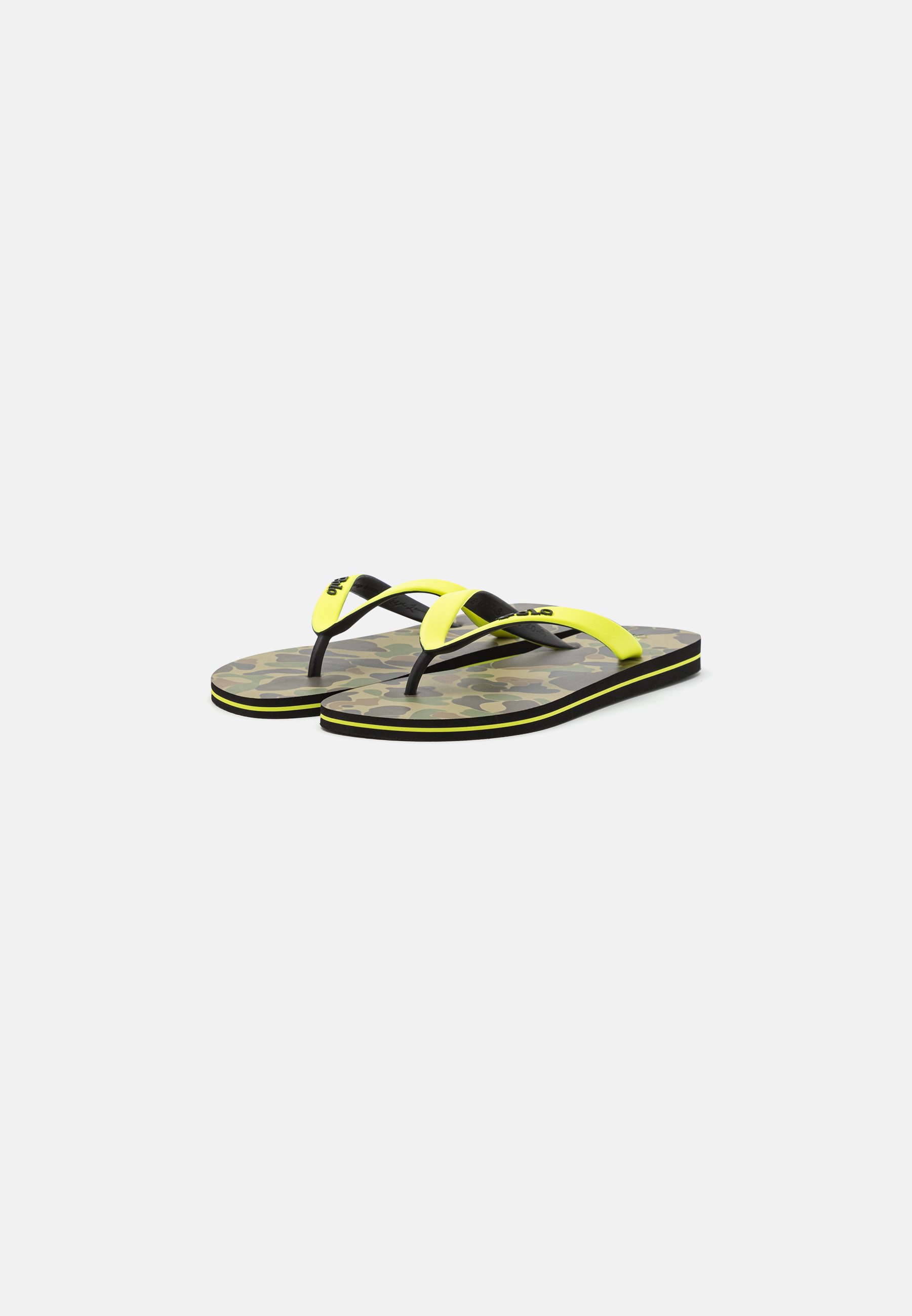 Polo Ralph Lauren BOLT UNISEX - Pool shoes - frog skin/green