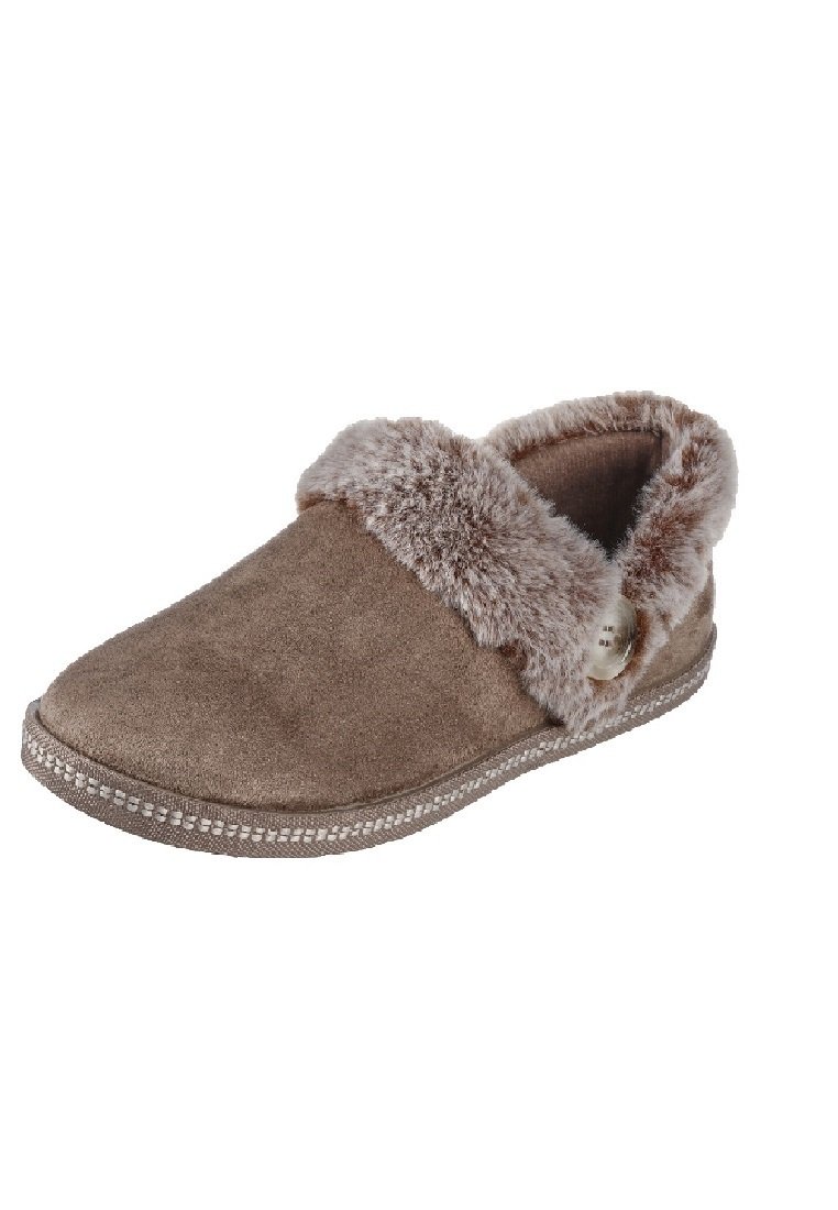 Skechers COZY CAMPFIRE - Slippers - braun/taupe
