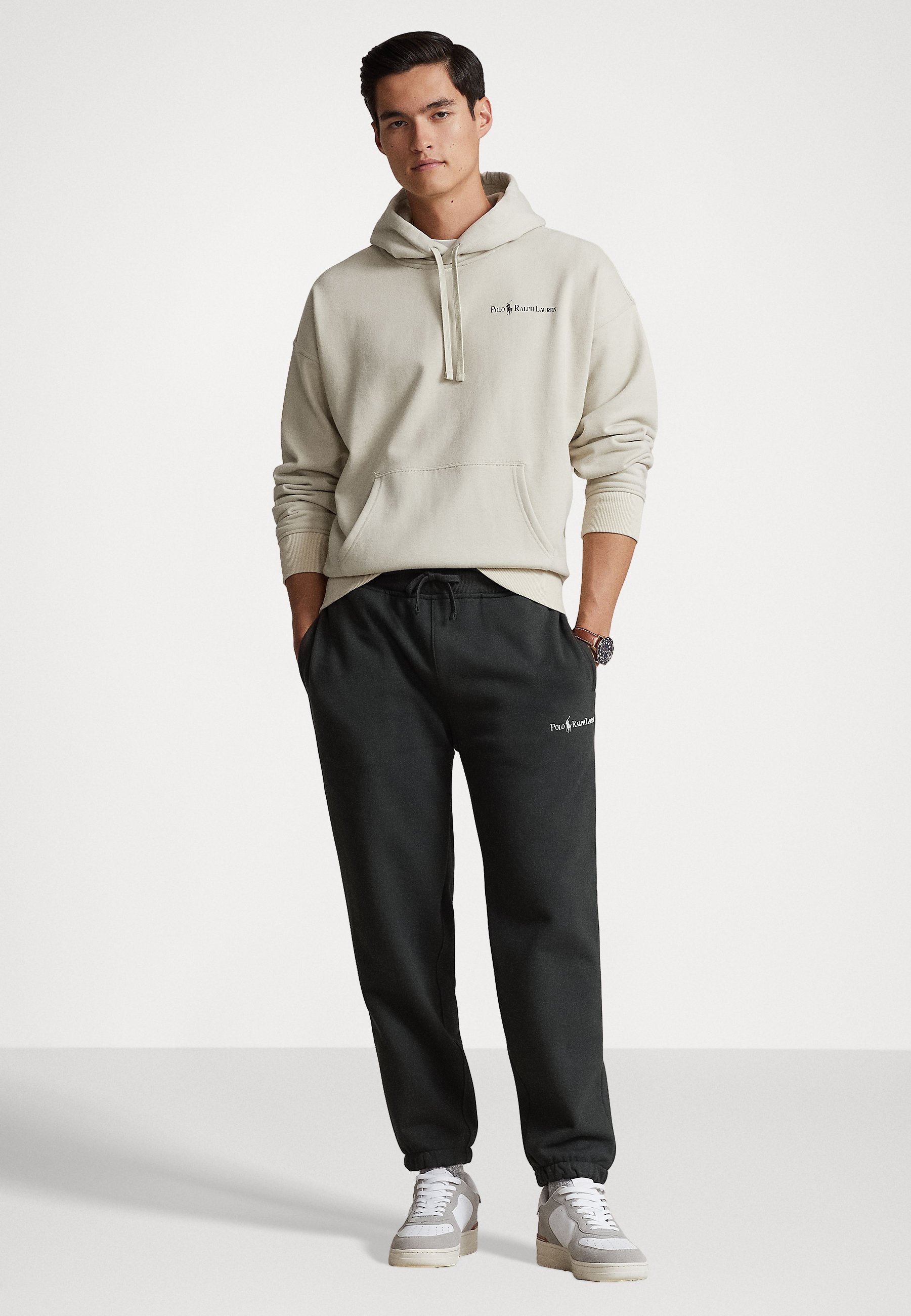Polo Ralph Lauren LONG SLEEVE - Hoodie - classic stone/grey