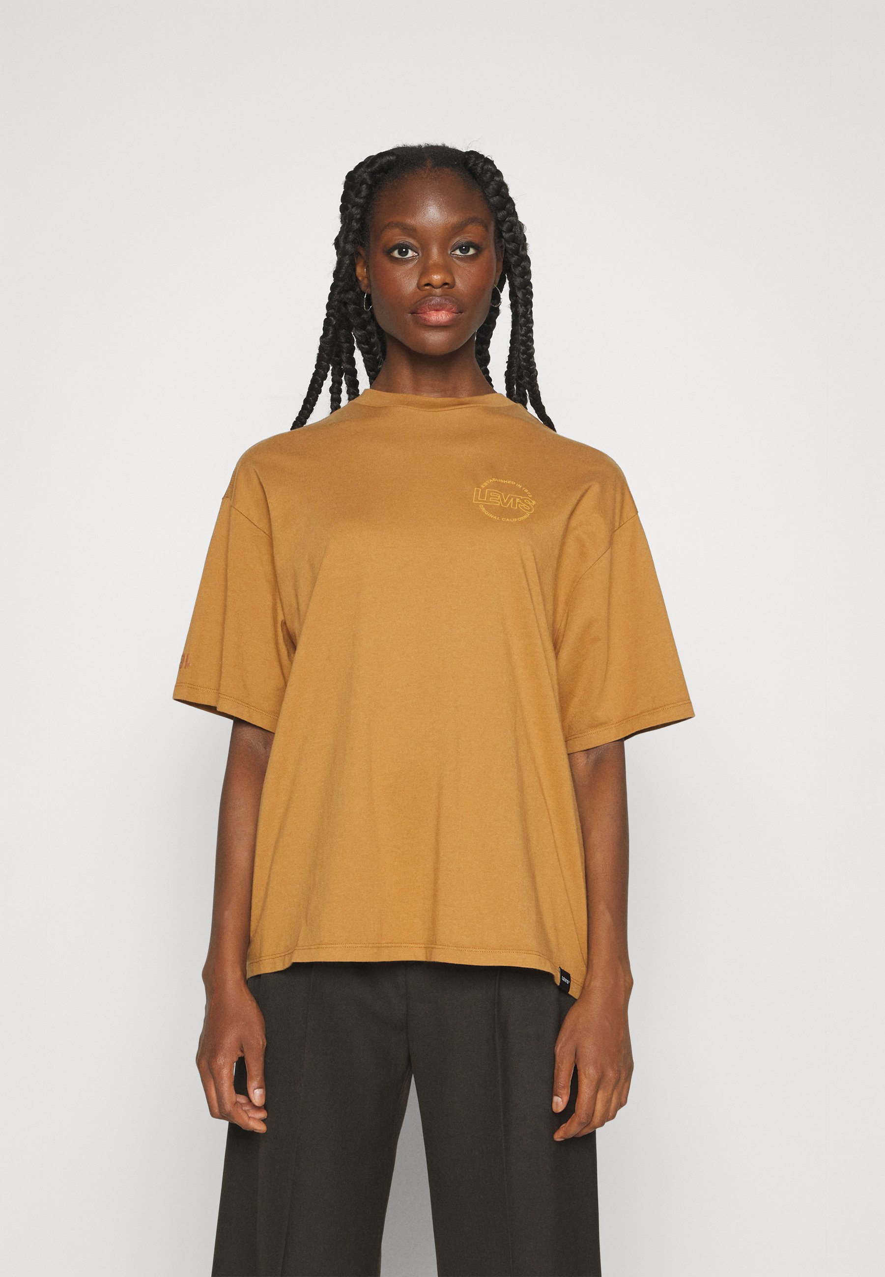 Levi's® GRAPHIC SHORT STACK TEE - Basic T-shirt - brown