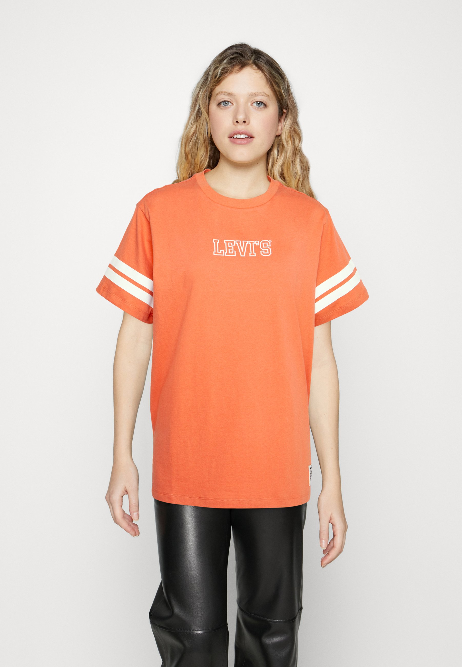 Levi's® GRAPHIC JET TEE - Print T-shirt - collegiate burnt sienna/red