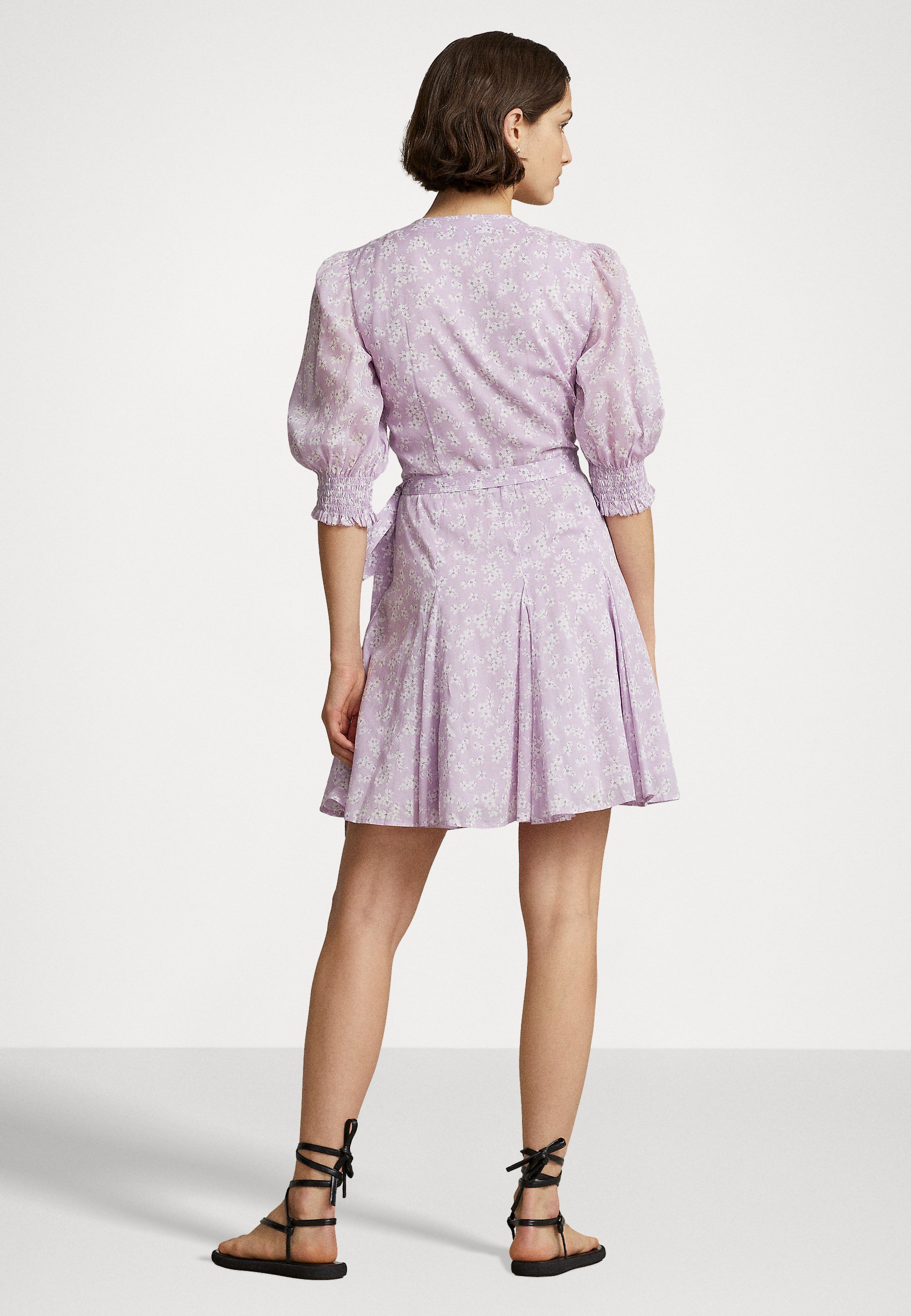Polo Ralph Lauren SOMA SHORT SLEEVE DAY DRESS - Day dress - vintage plum/berry