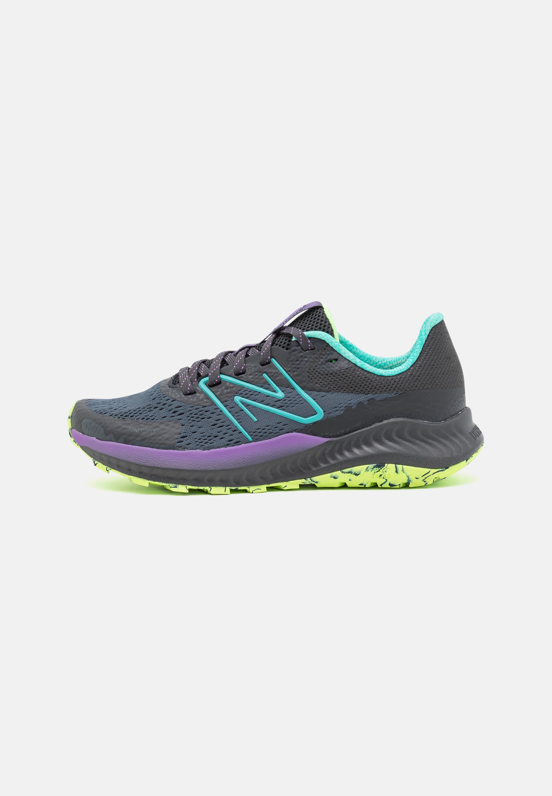 NB DYNASOFT NITREL V5 - Trail running shoes - magnet/green/green