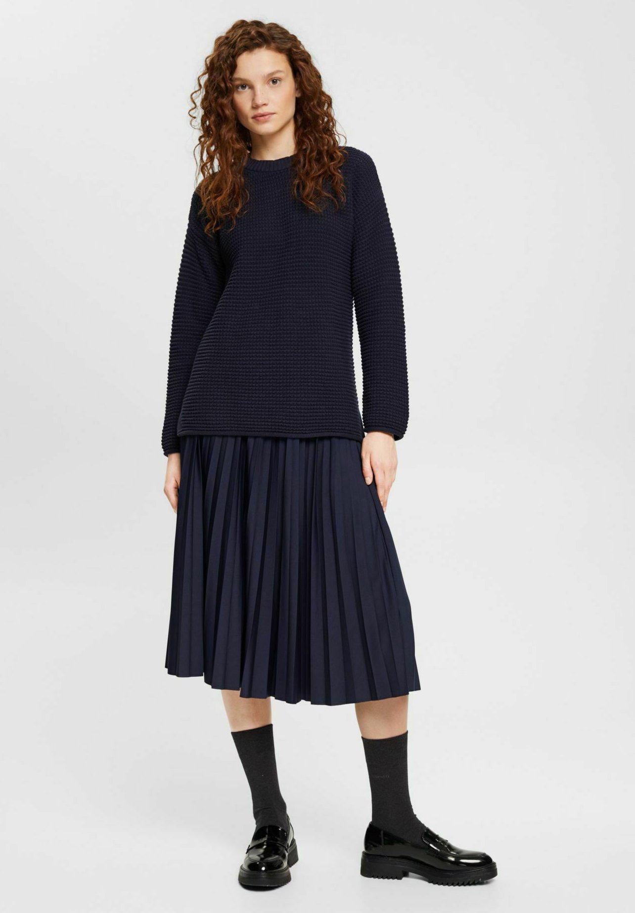Esprit Jumper - navy/mottled dark blue