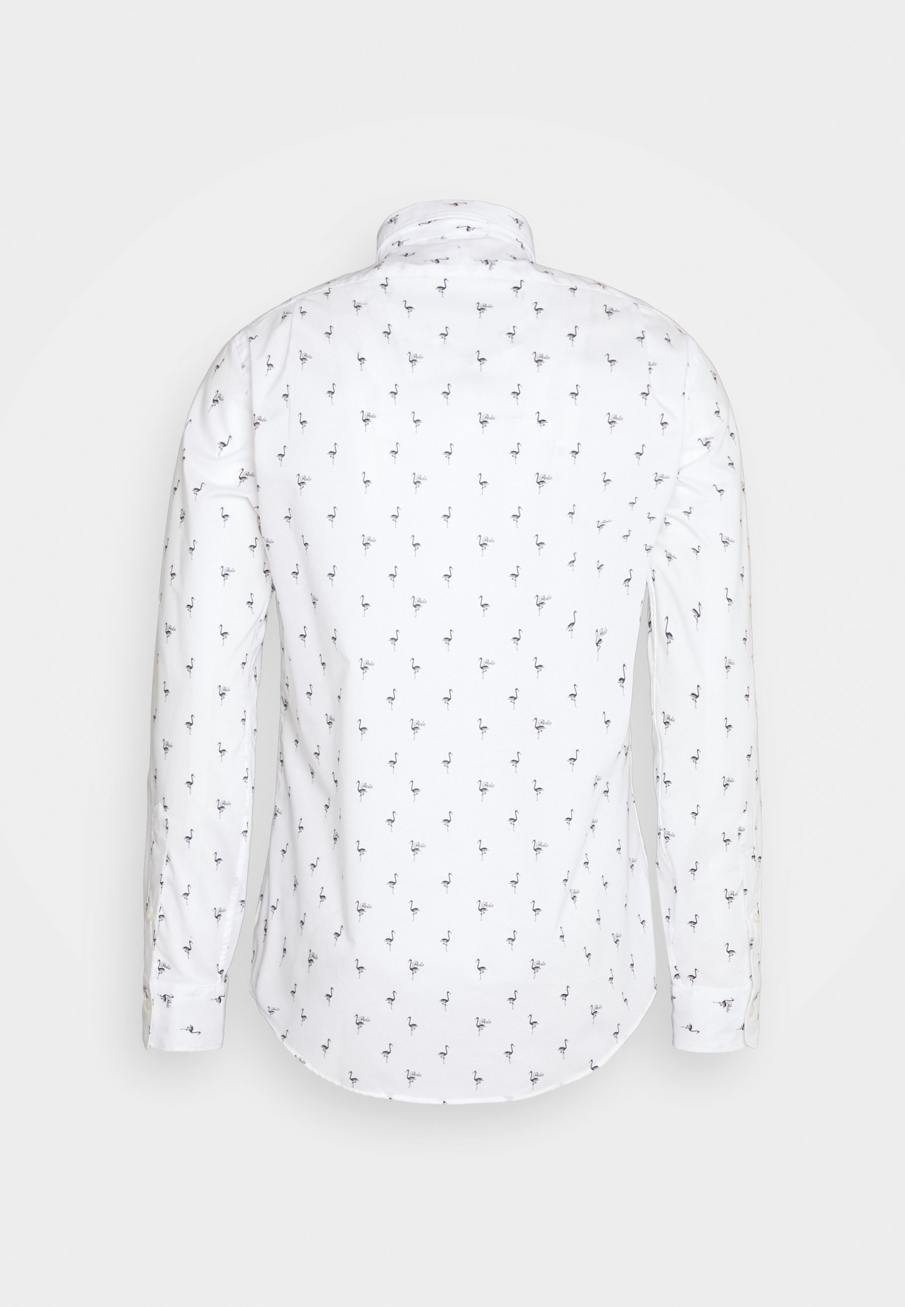 Polo Ralph Lauren SLIM FIT FLAMINGO-PRINT POPLIN SHIRT - Shirt - flaming/white