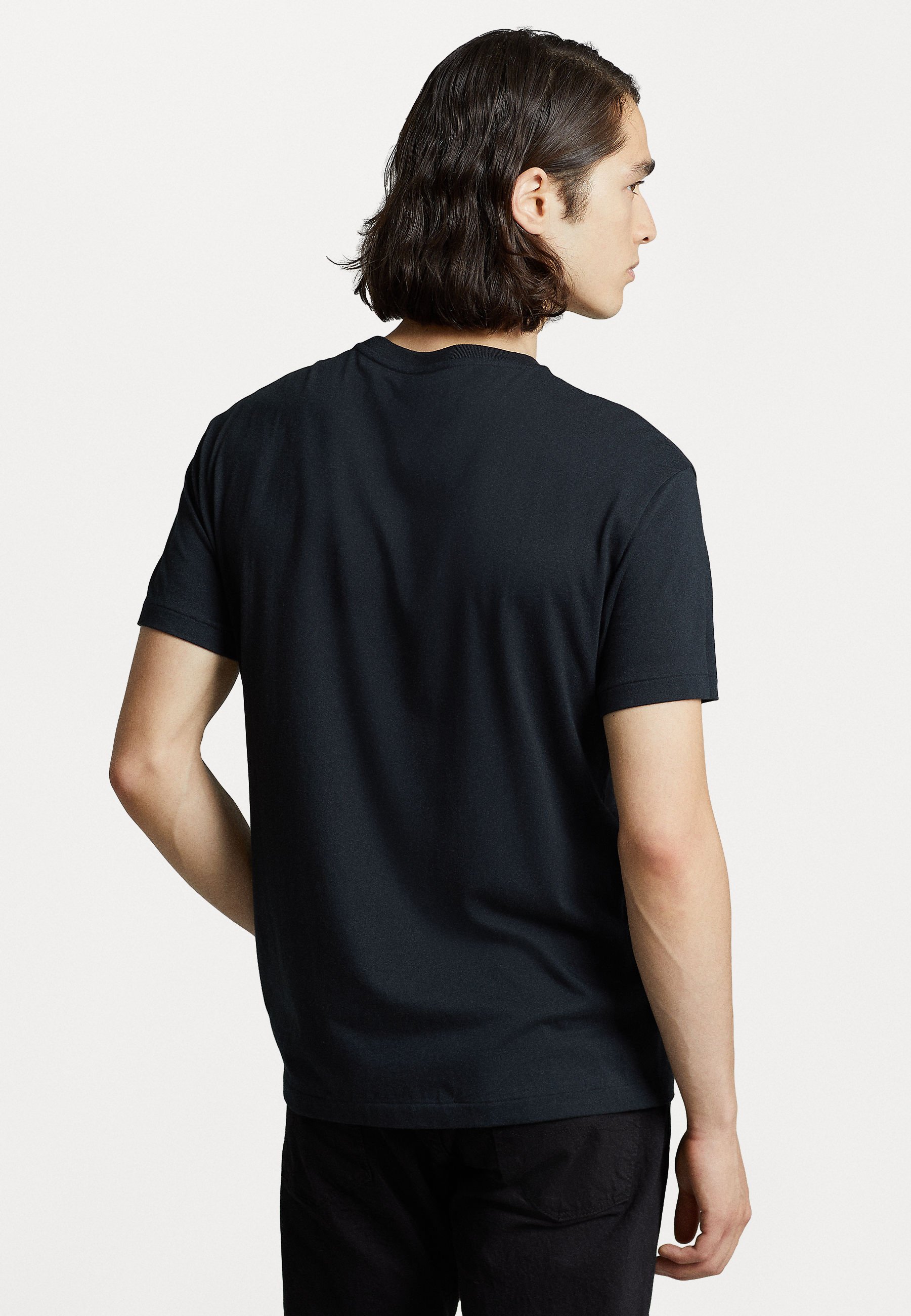 Polo Ralph Lauren CUSTOM SLIM FIT - Basic T-shirt - black