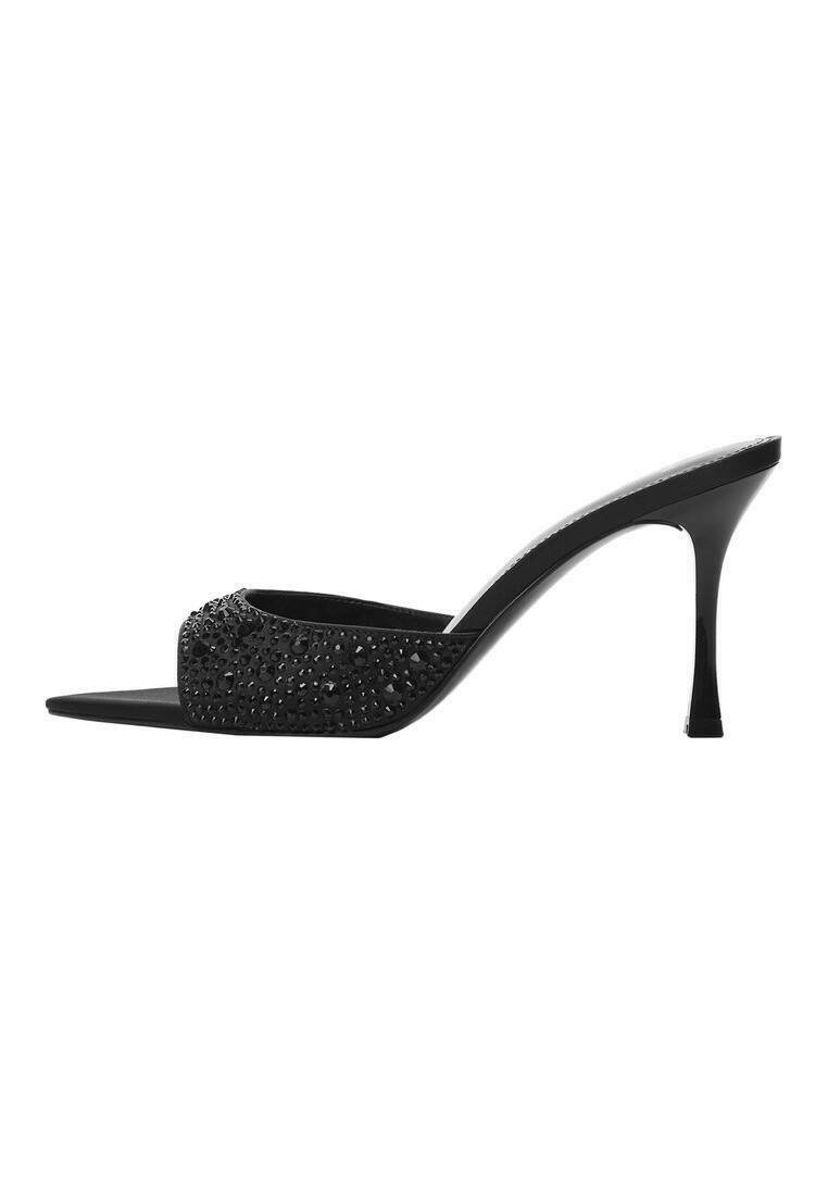Mango PEPYF-A - Heeled mules - zwart/black