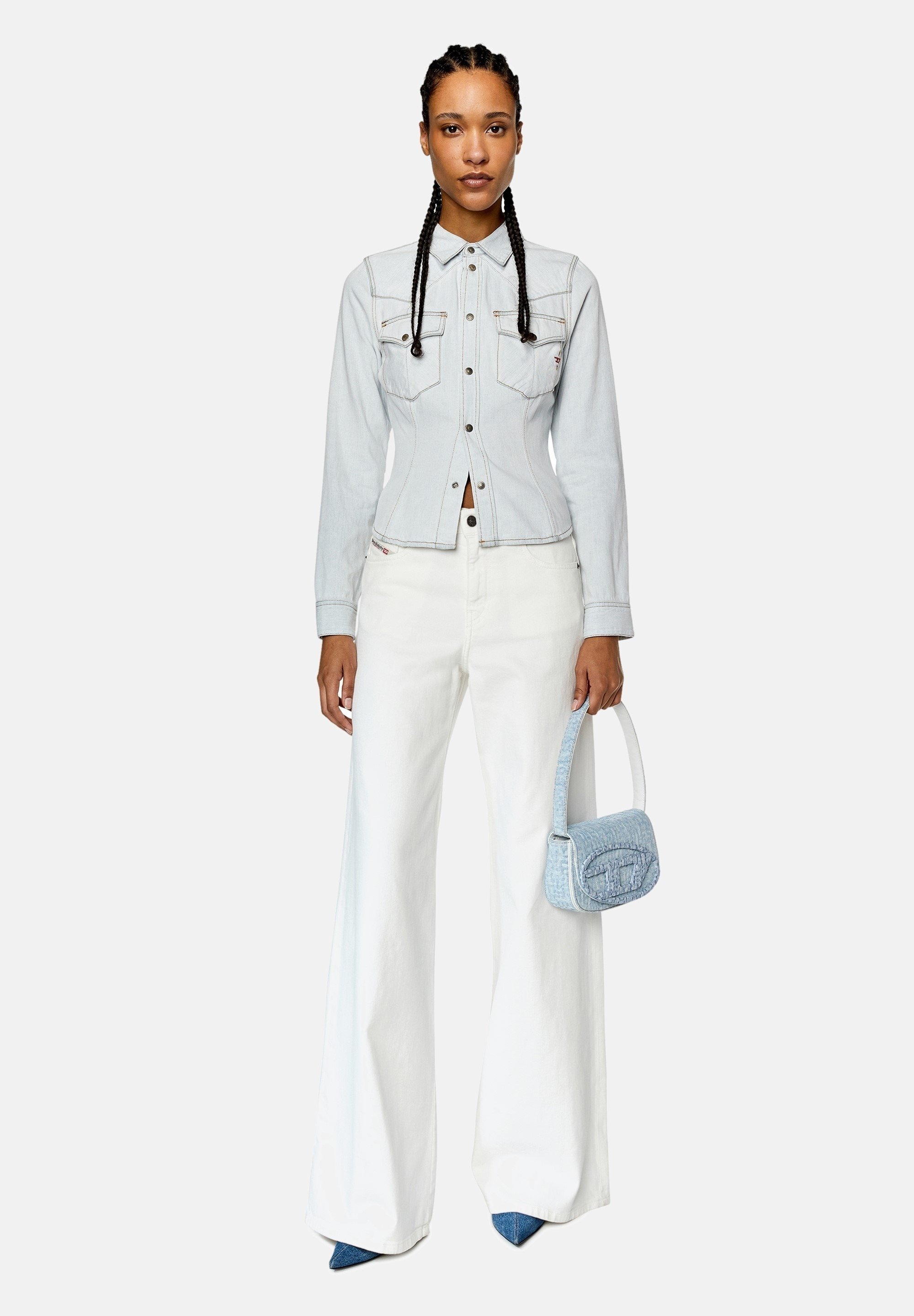 Diesel Bootcut jeans - white