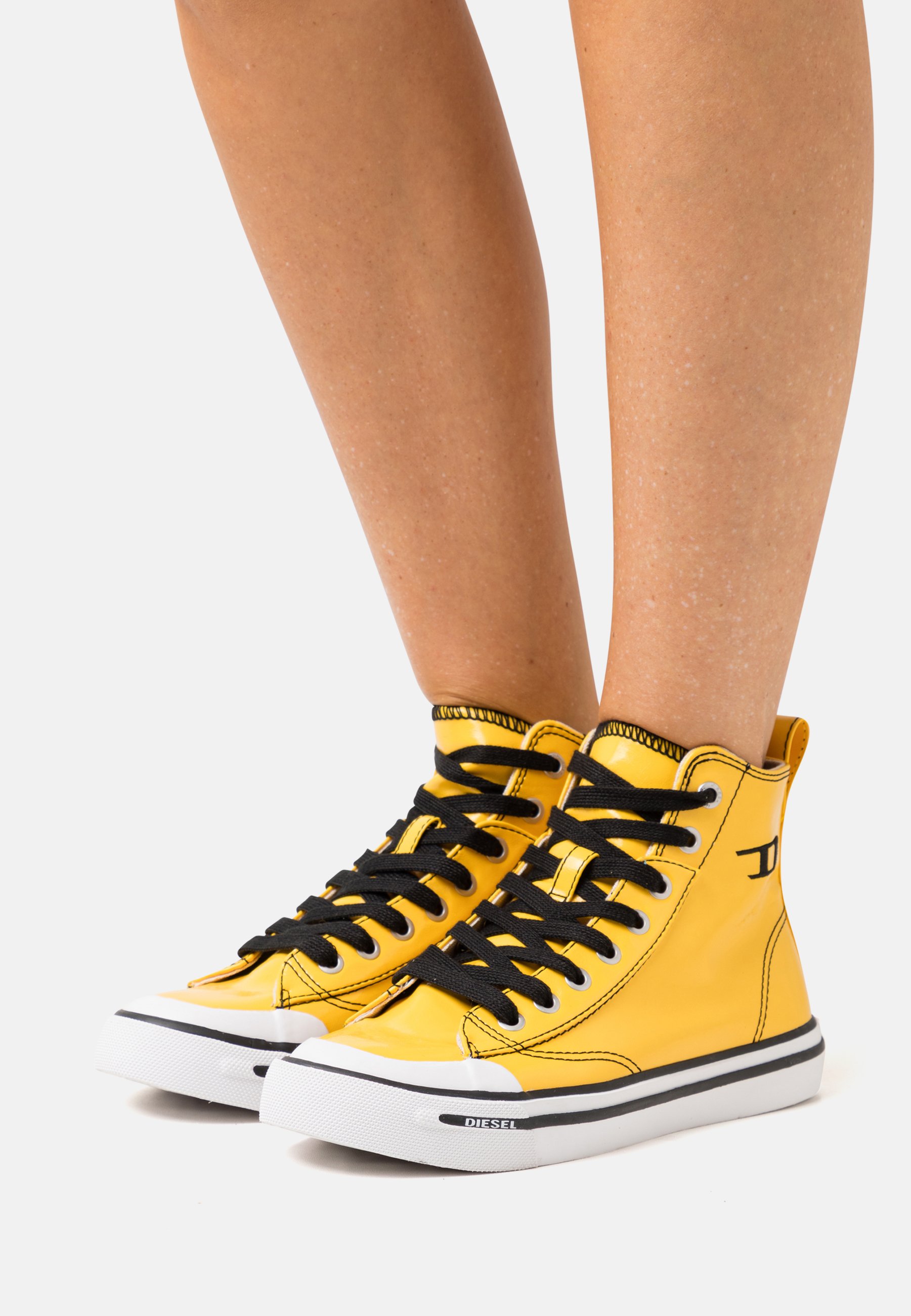 Diesel S-ATHOS MID W - High-top trainers - yellow