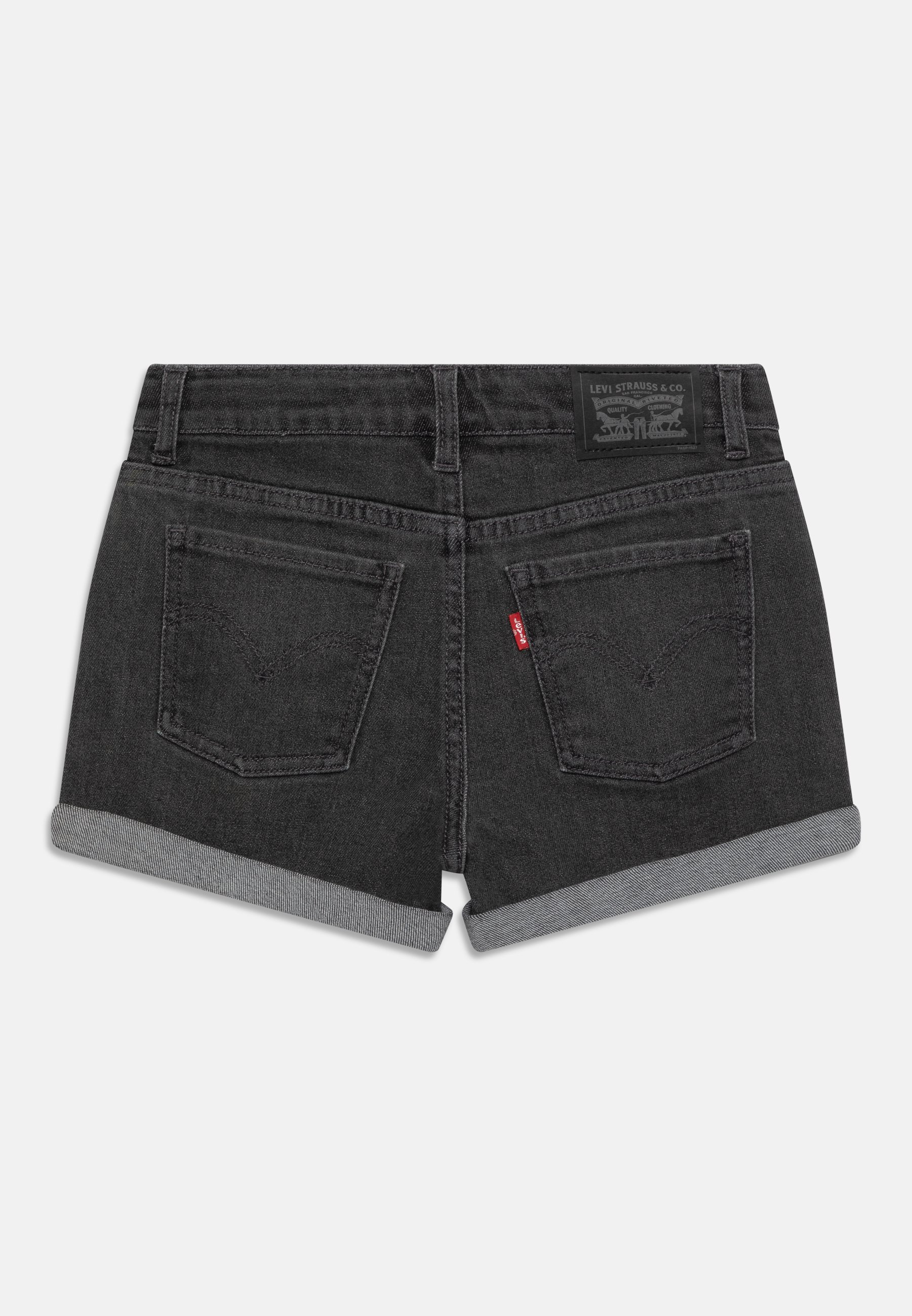 Levi's® GIRLFRIEND - Denim shorts - baton rouge/blue denim