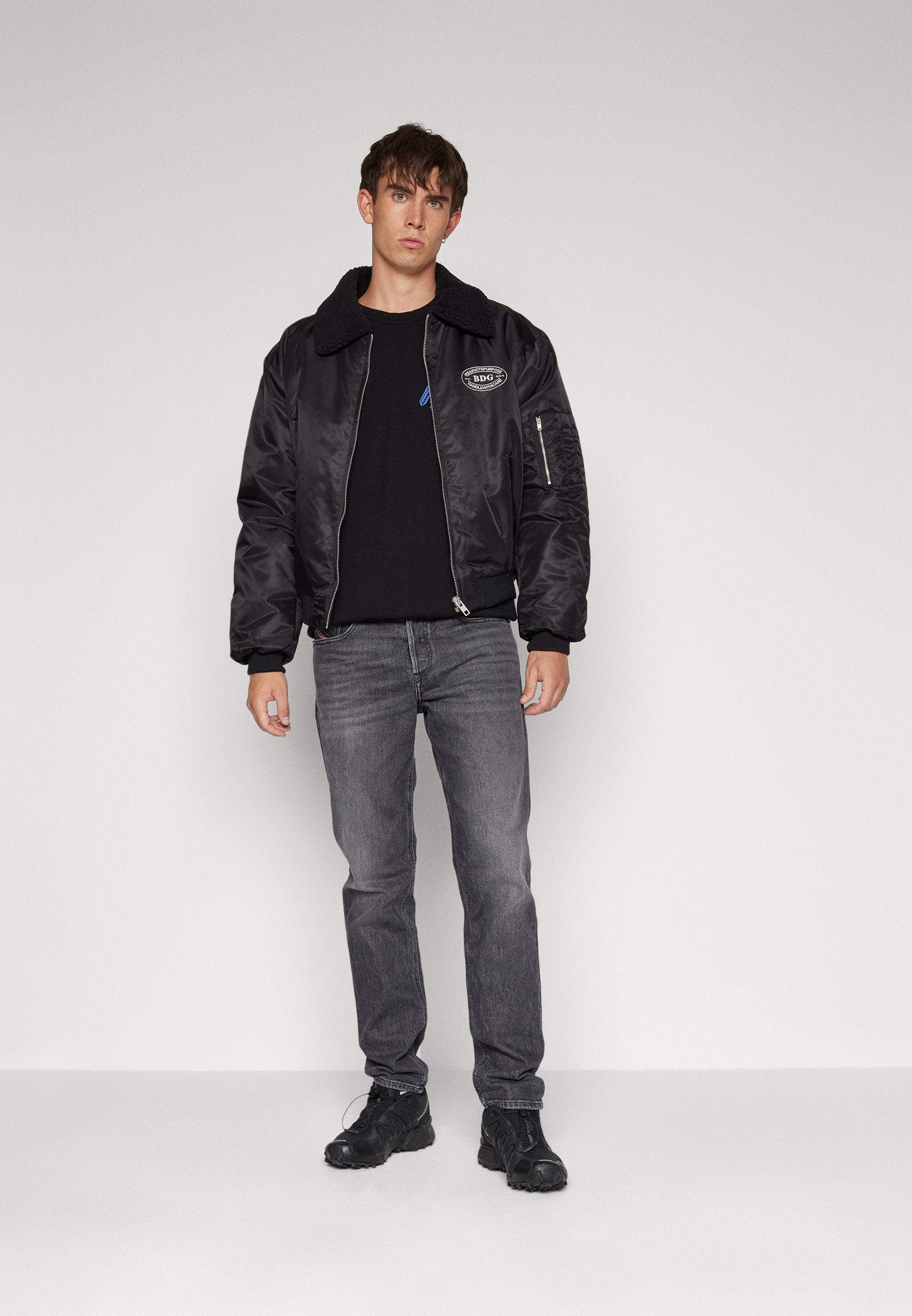 Diesel FINITIVE - Straight leg jeans - 808N/grey denim