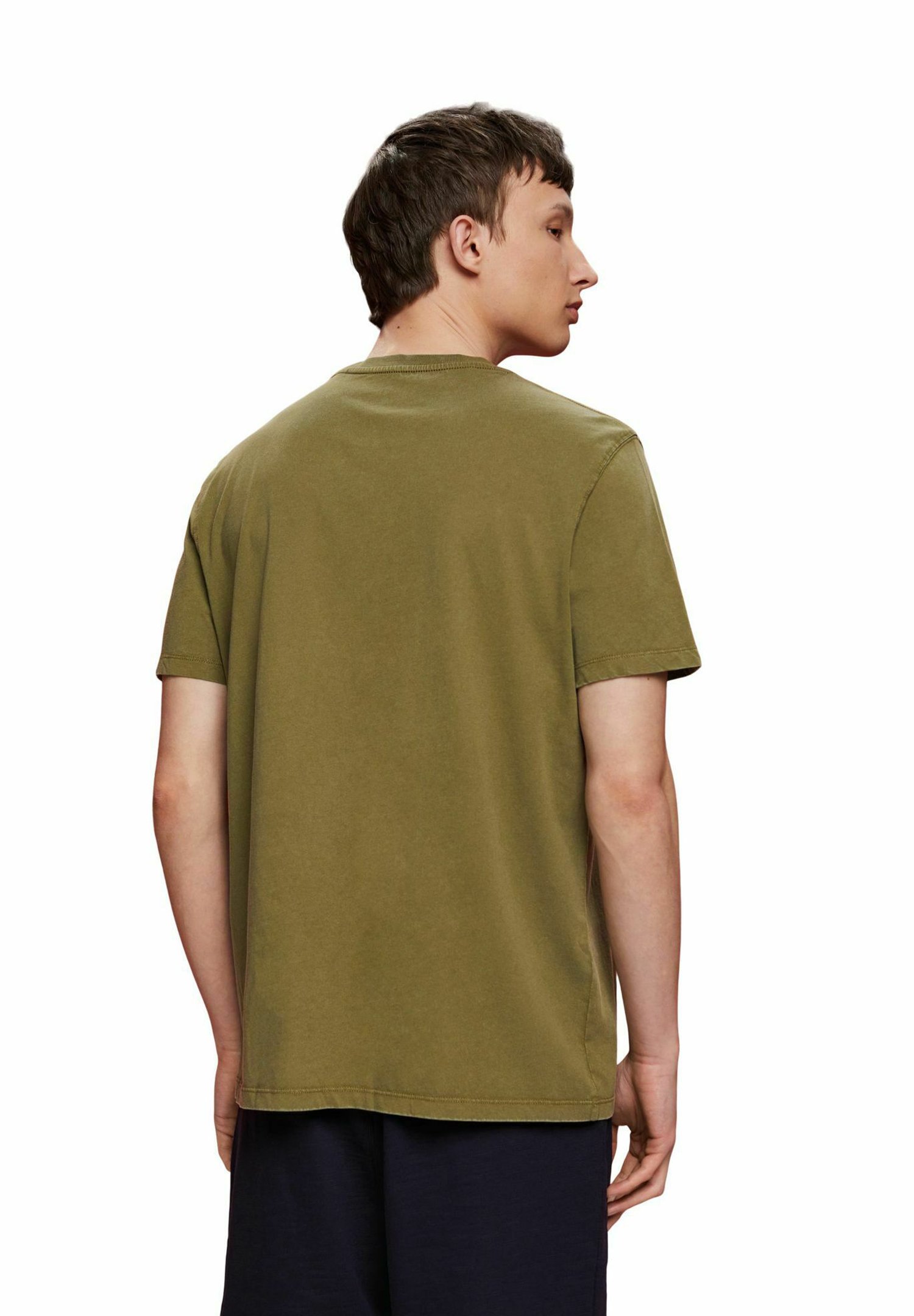 Esprit Basic T-shirt - olive/mottled green