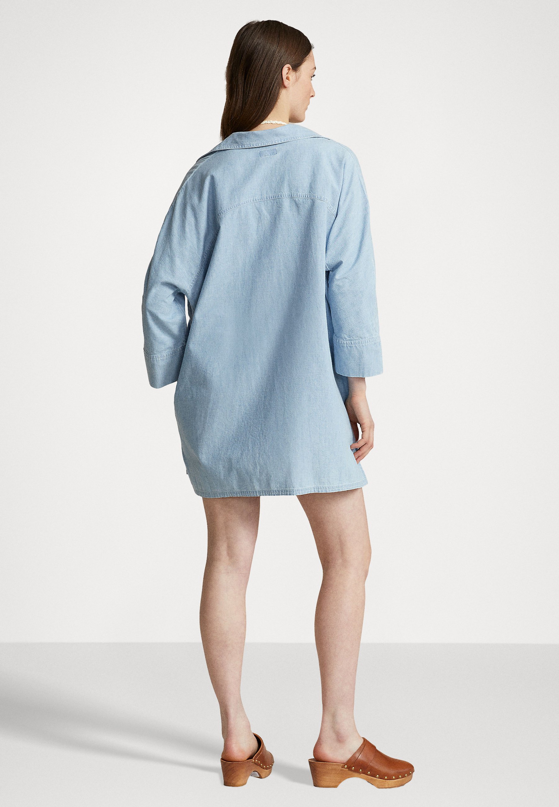 Polo Ralph Lauren LONG SLEEVE BLOUSE - Tunic - chambray/blue
