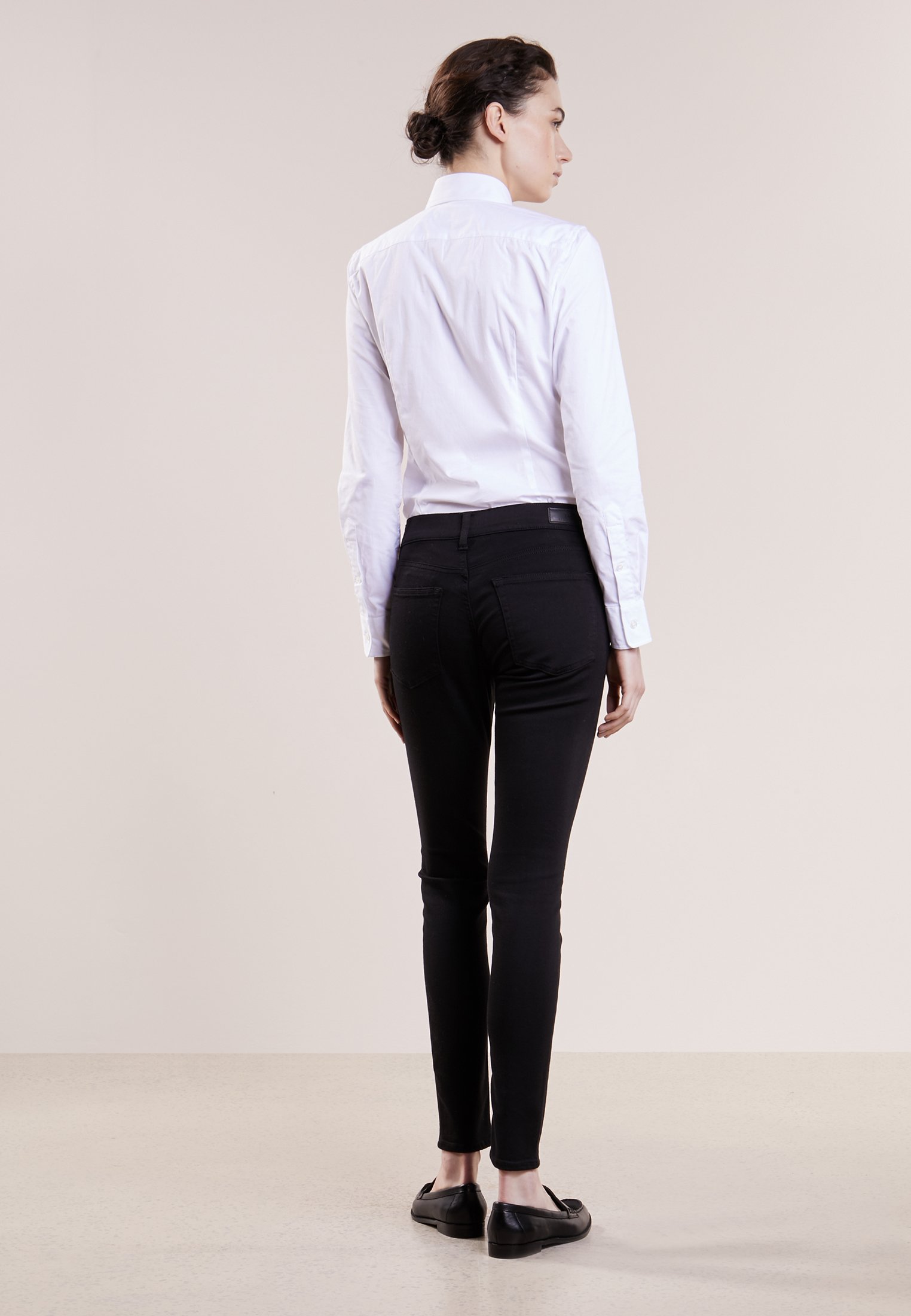 Polo Ralph Lauren SUPER SKINNY - Slim fit jeans - black/black denim