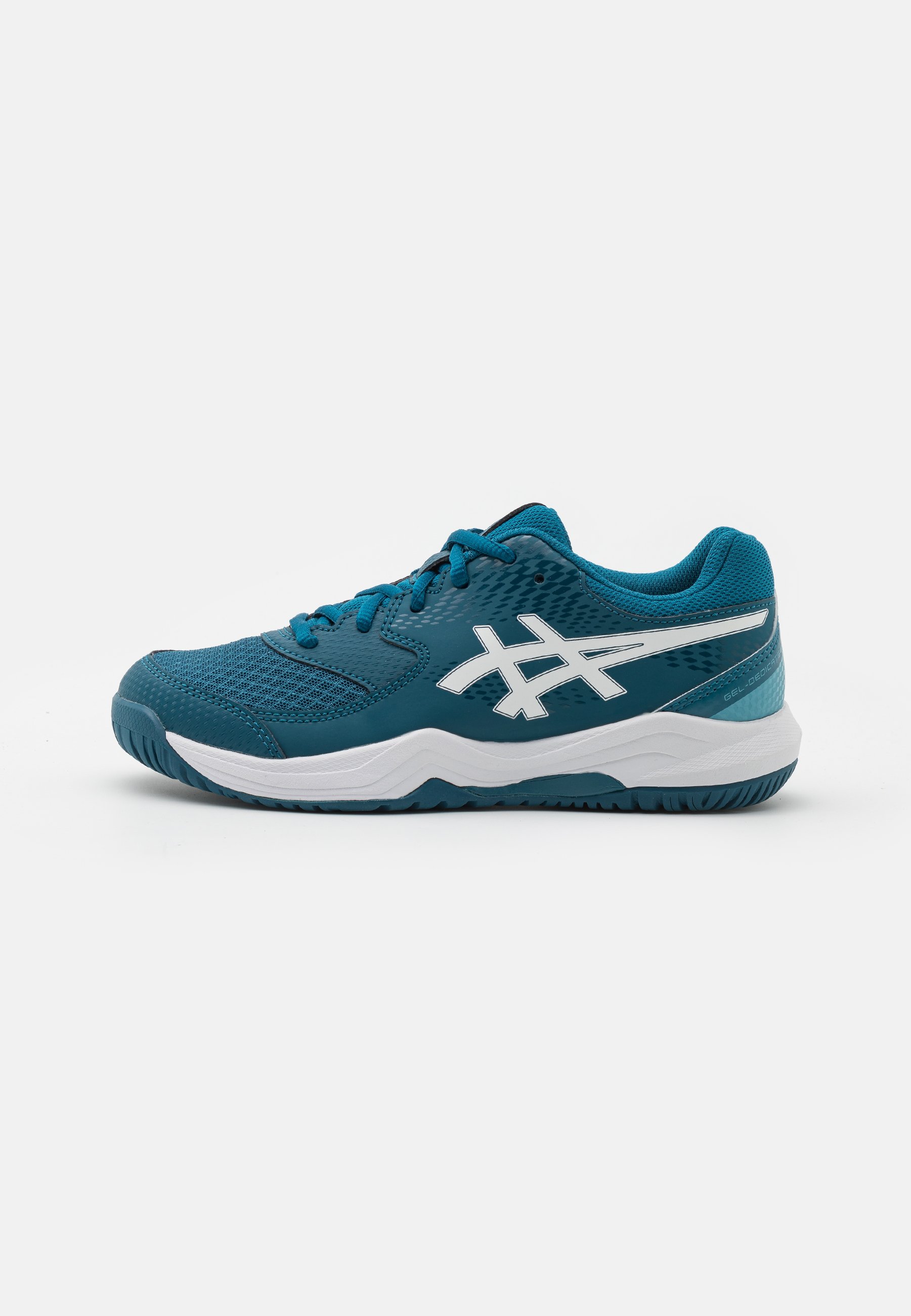 ASICS GEL-DEDICATE 8 GS UNISEX  - Multicourt tennis shoes - restful teal/white/blue
